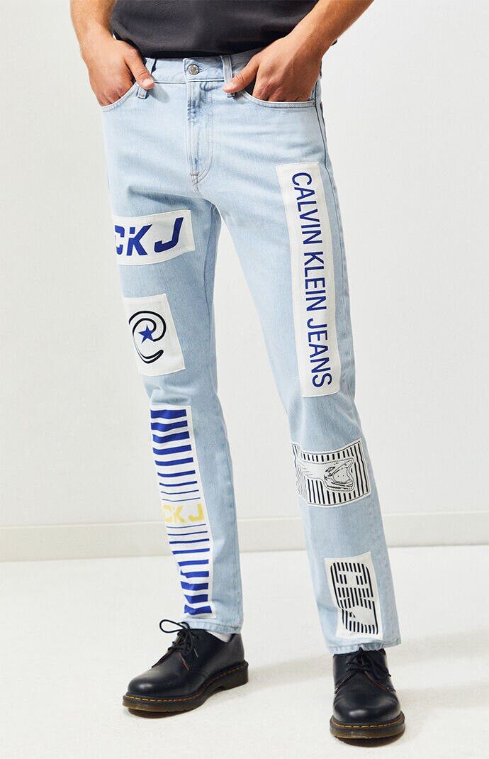 Calvin Klein go18 calvin klein chinese patch jeans Size US 32 / EU 48 - 2 Thumbnail