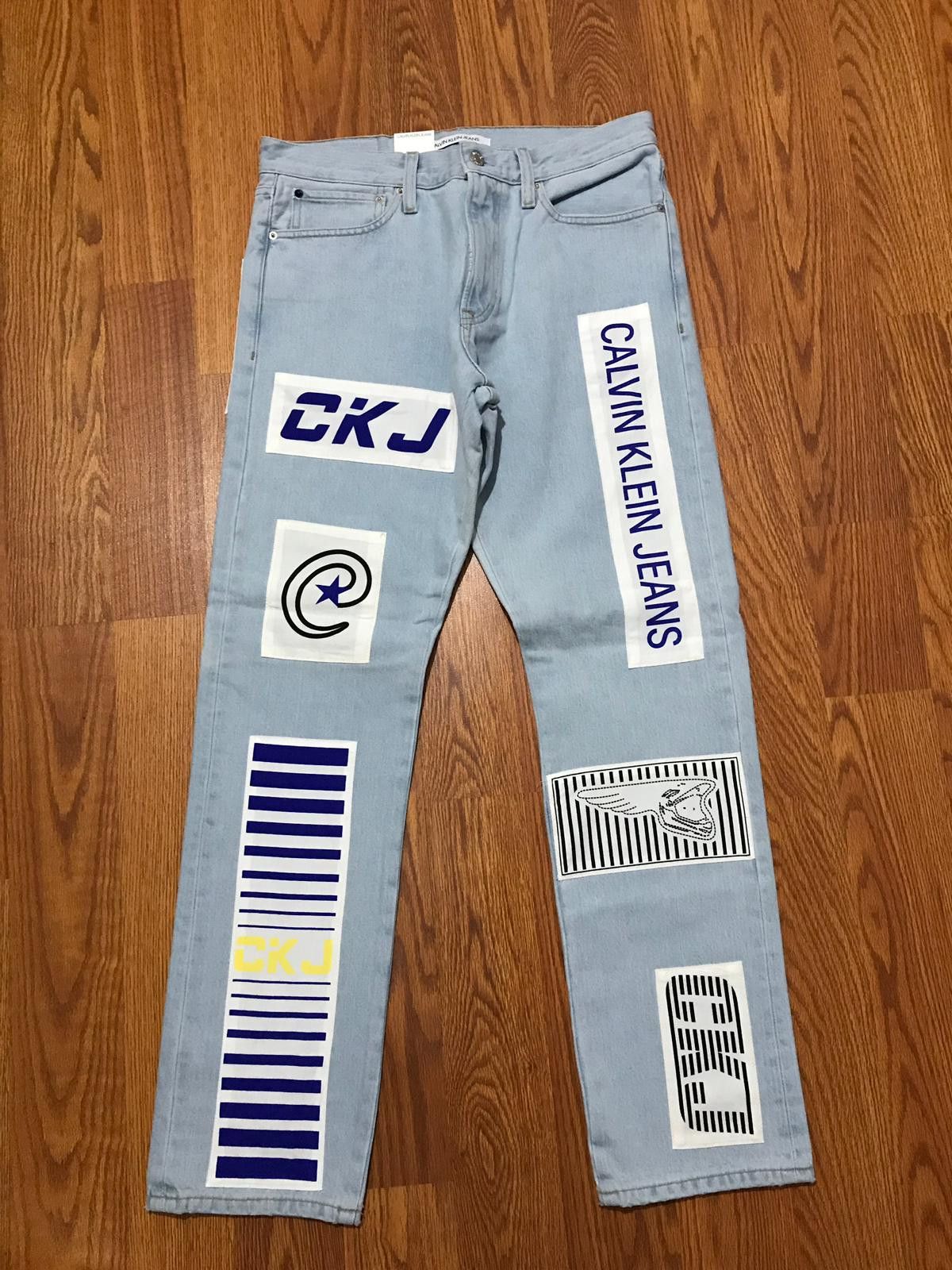 Calvin Klein go18 calvin klein chinese patch jeans Size US 32 / EU 48 - 3 Thumbnail