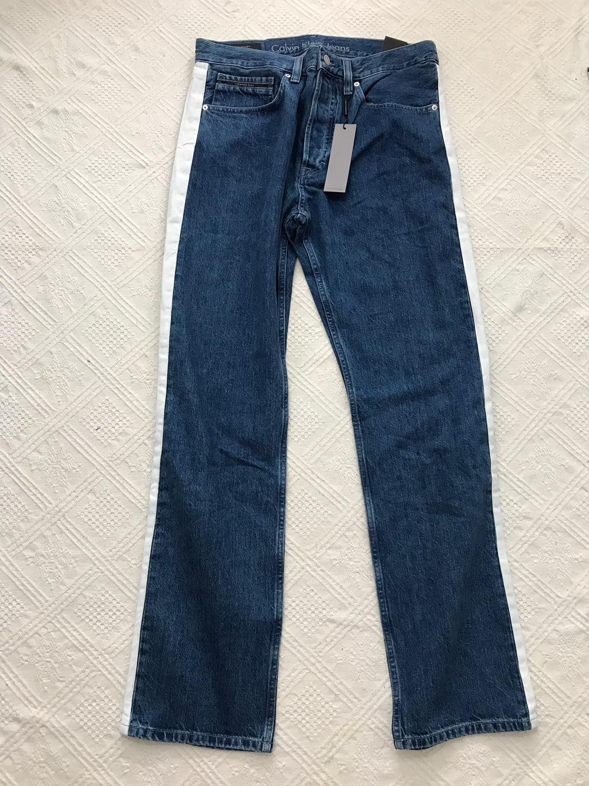 Calvin Klein calvin klein stripe straight jeans Size US 32 / EU 48 - 2 Thumbnail
