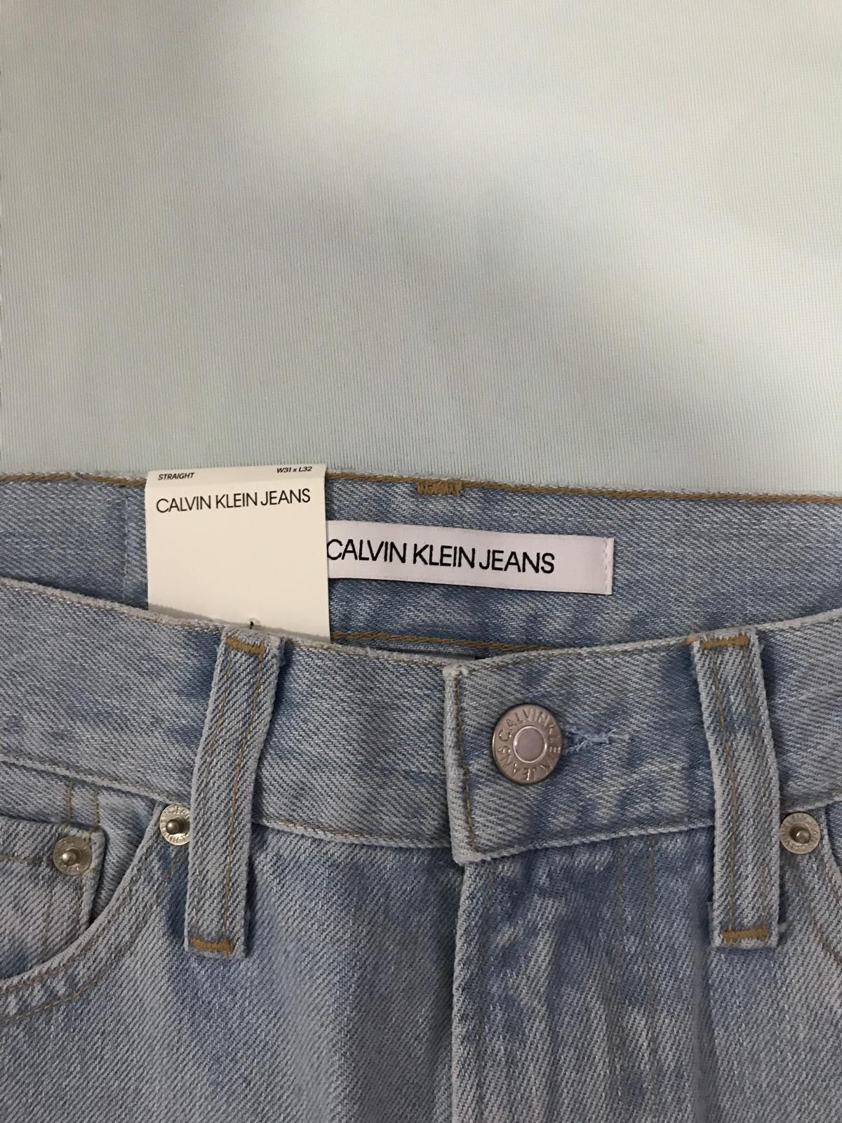 Calvin Klein ıp17 CK jeans asia patch denim Size US 31 - 5 Thumbnail