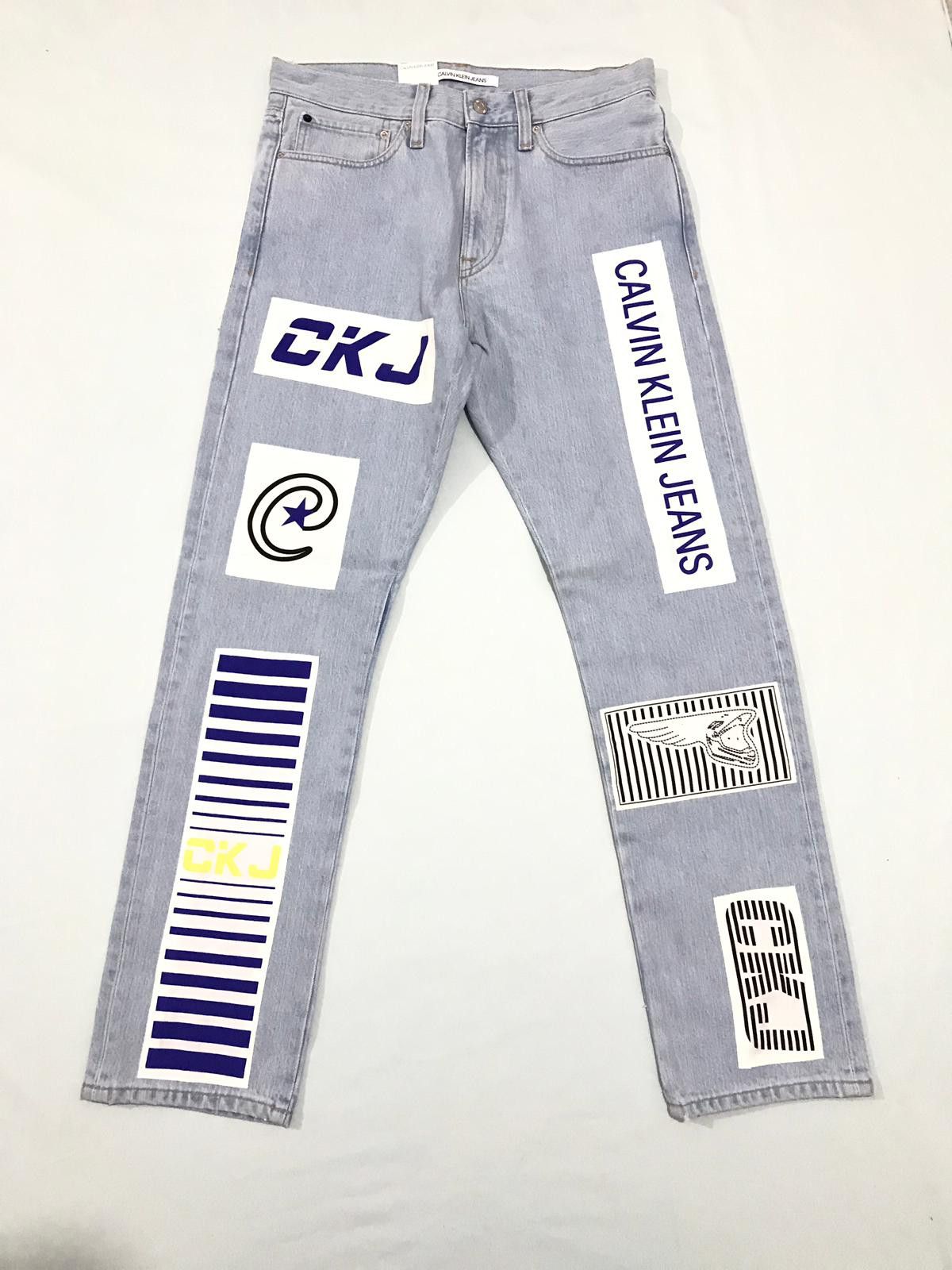 Calvin Klein ıp17 CK jeans asia patch denim Size US 31 - 3 Thumbnail