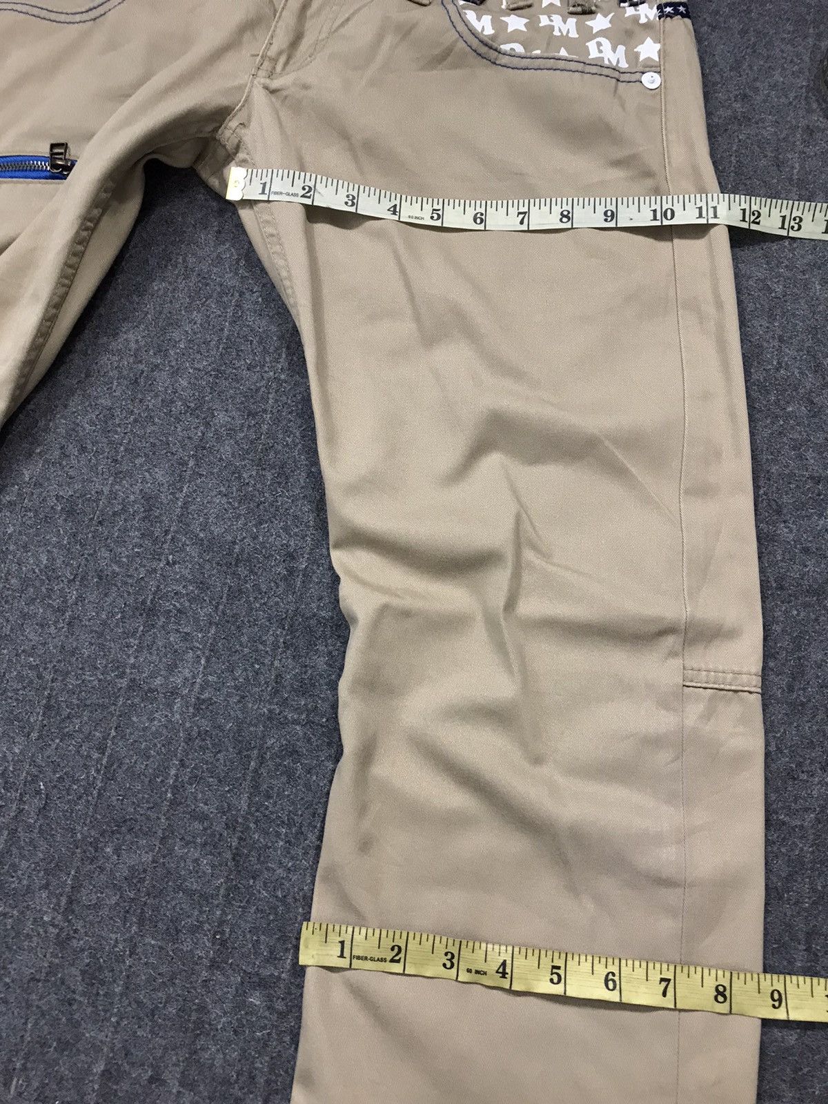 Japanese Brand × Vintage Vintage Dominate Handcrafted Double Waist Art Pocket Style Size US 31 - 16 Thumbnail