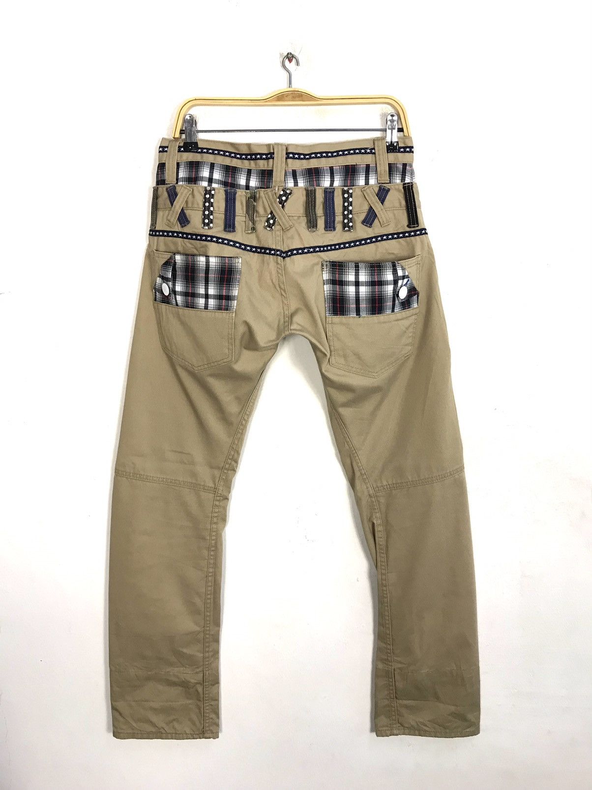 Japanese Brand × Vintage Vintage Dominate Handcrafted Double Waist Art Pocket Style Size US 31 - 2 Thumbnail
