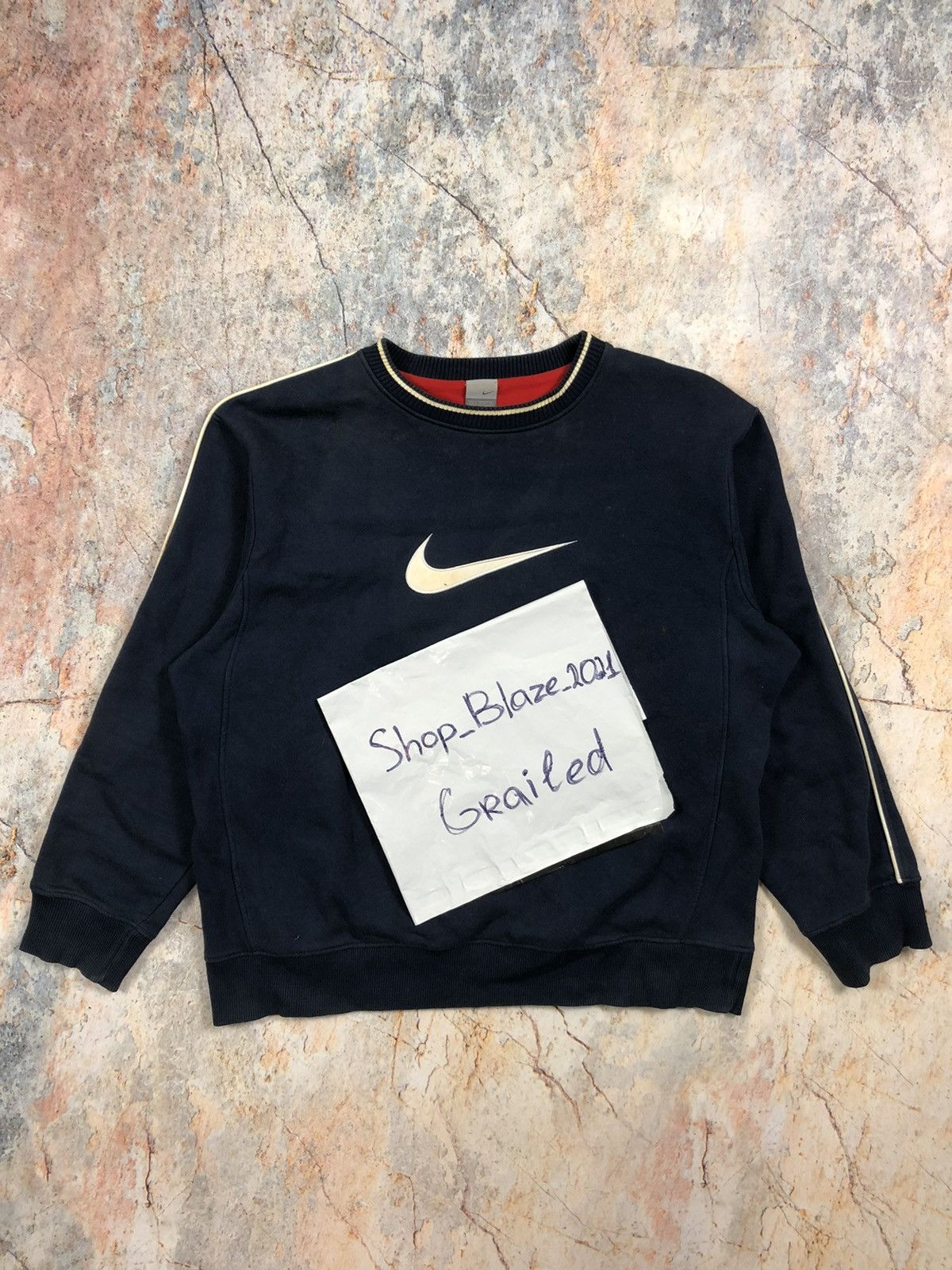 Nike × Vintage Nike vintage sweatshirt big logo Size US L / EU 52-54 / 3 - 5 Thumbnail