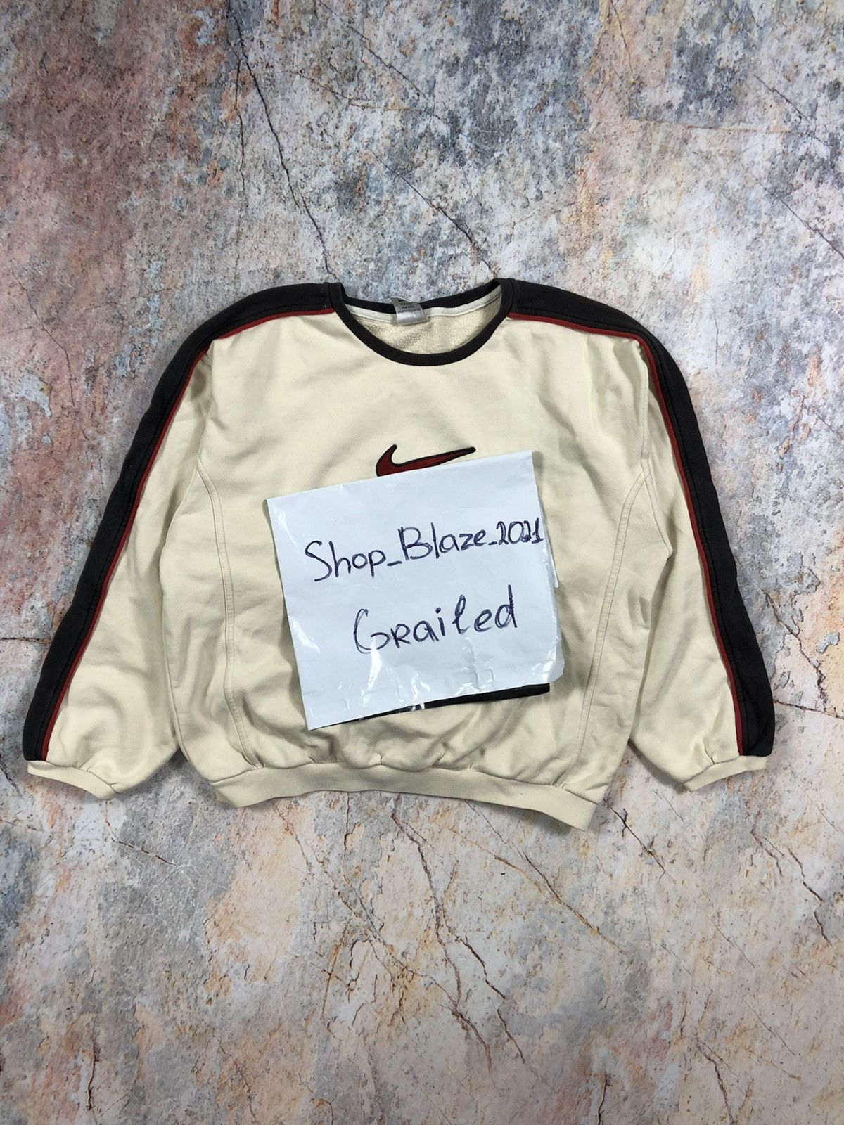 Nike × Vintage Nike vintage sweatshirt big logo Size US M / EU 48-50 / 2 - 2 Thumbnail
