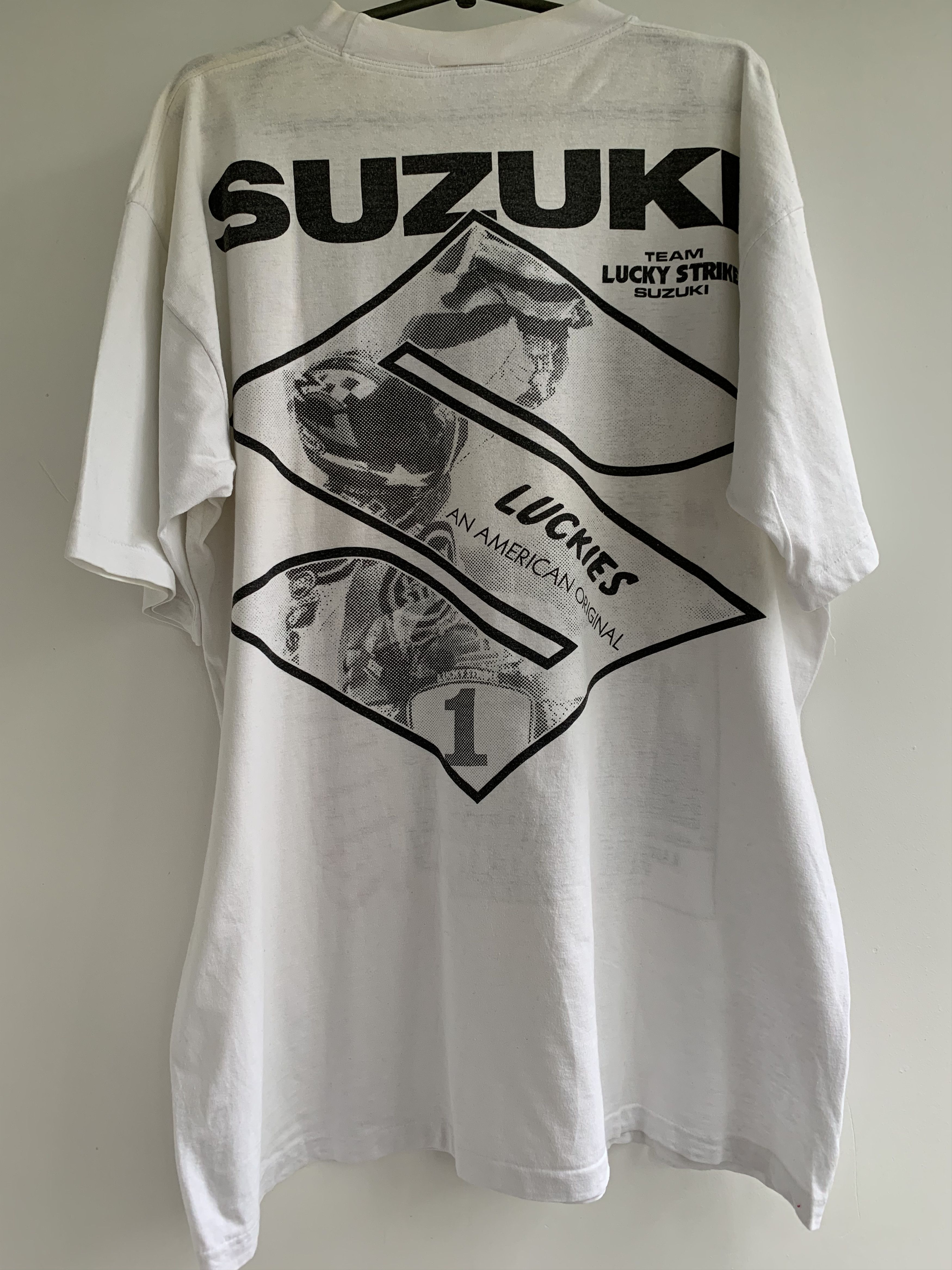 Vintage Lucky Strike vintage t shirt Size US XL / EU 56 / 4 - 7 Thumbnail