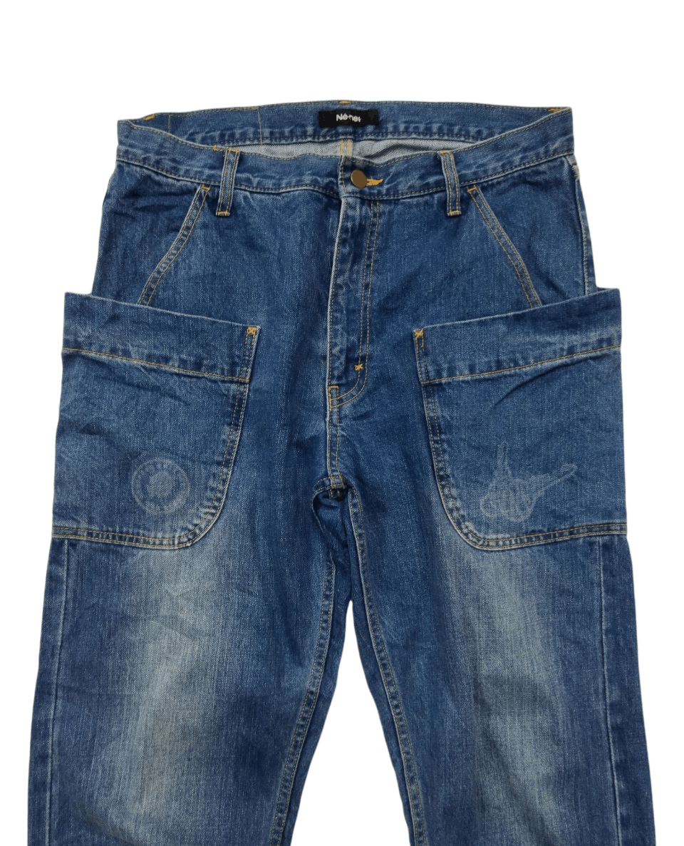 Issey Miyake Vintage Ne-net by Issey Miyake Jeans Size US 34 / EU 50 - 2 Thumbnail