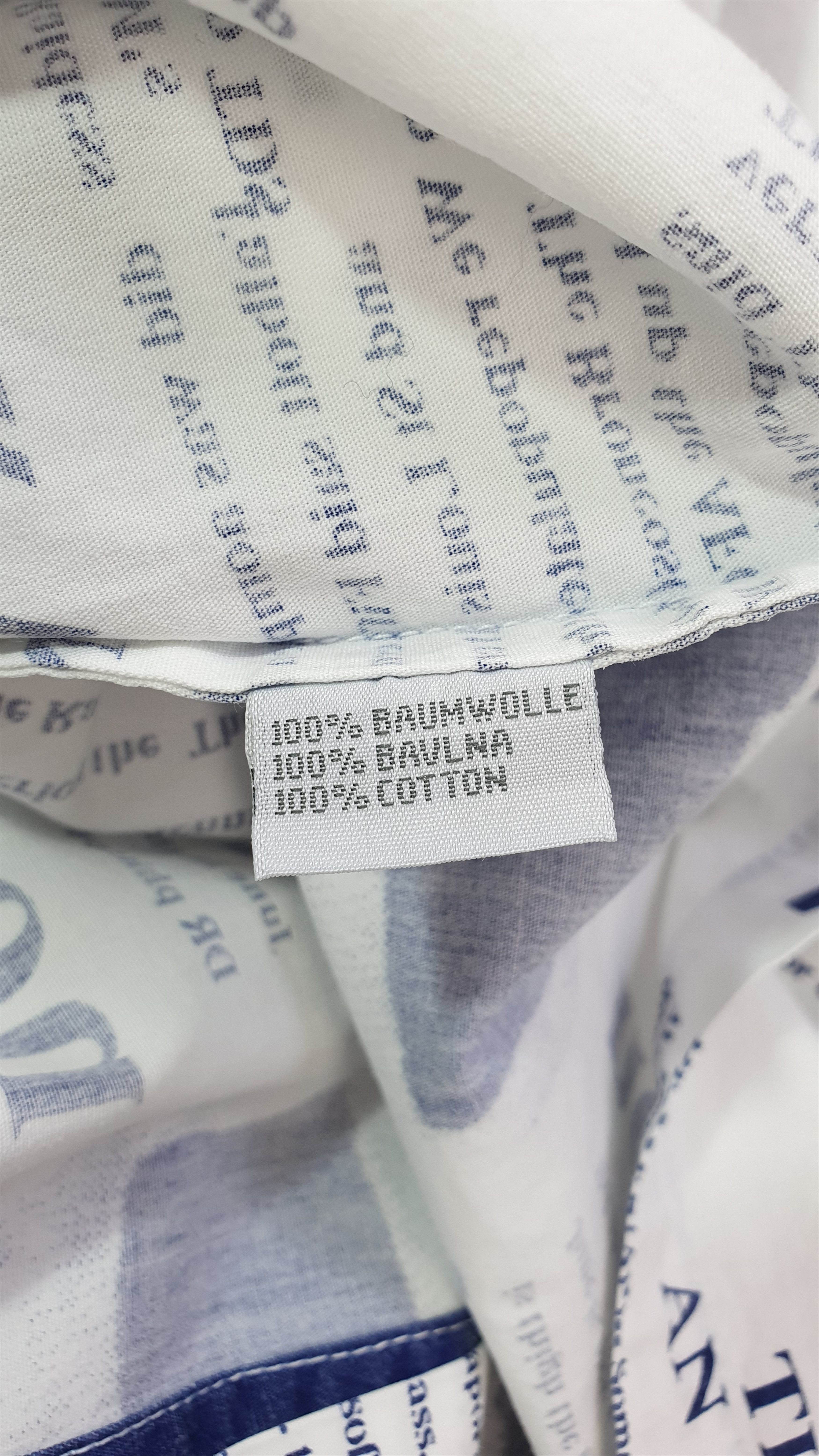 Vintage Rare News Paper Design Shirt similar to JOHN GALLIANO Size US M / EU 48-50 / 2 - 12 Thumbnail