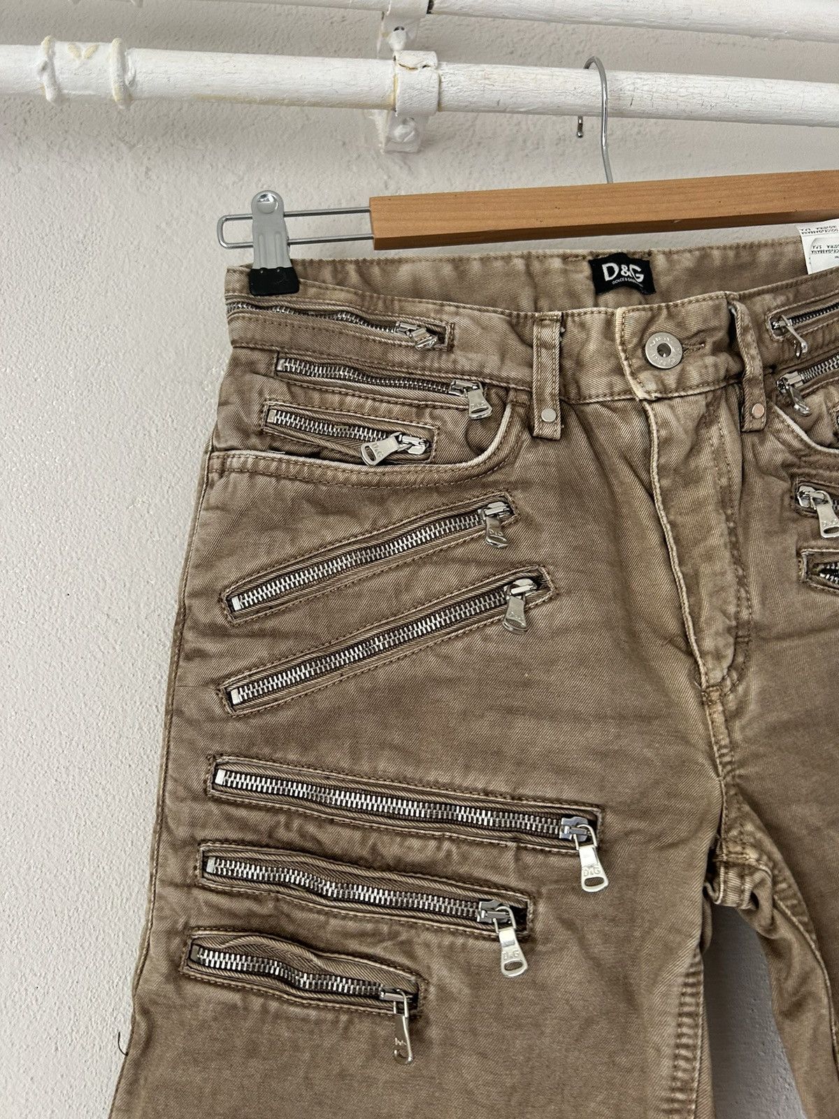 Dolce & Gabbana Zipper Denim Shorts Size US 31 - 3 Thumbnail
