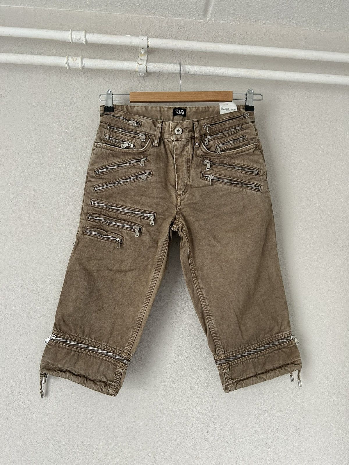 Dolce & Gabbana Zipper Denim Shorts Size US 31 - 1 Thumbnail