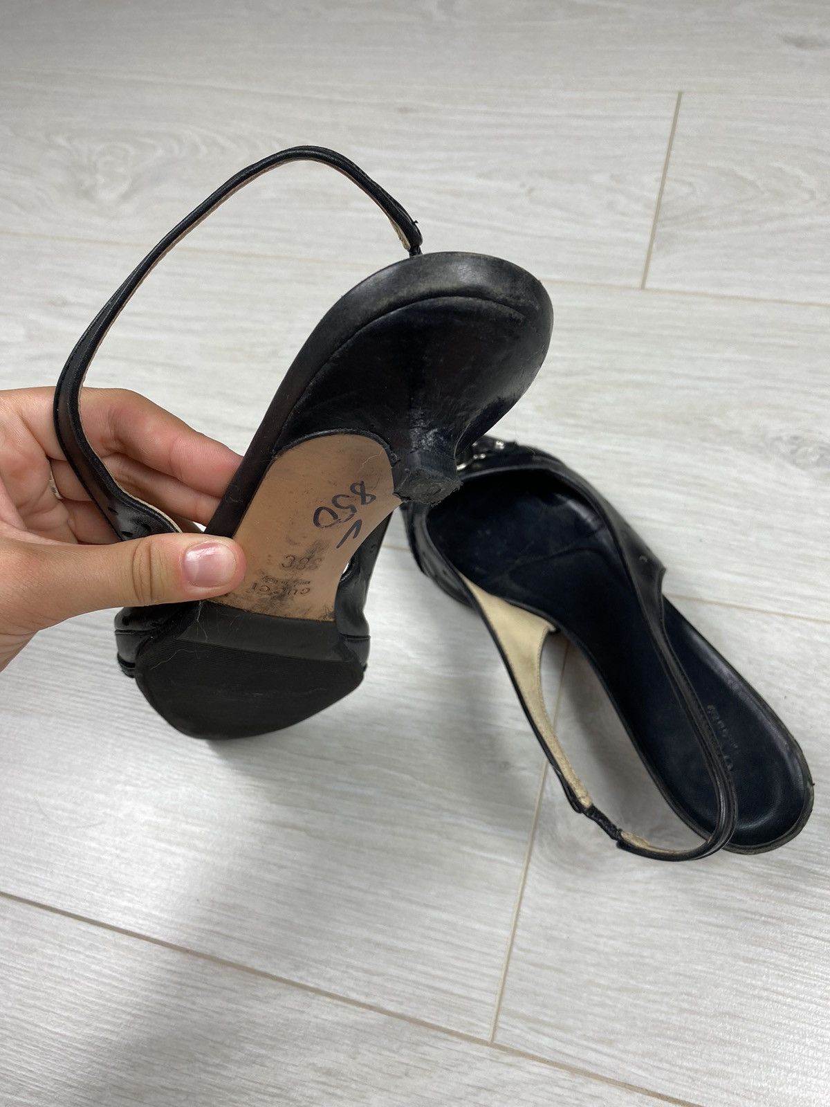 Gucci × Tom Ford × Vintage Vintage Gucci GG Tom Ford Kitten Heels Size US 7.5 / IT 37.5 - 6 Thumbnail