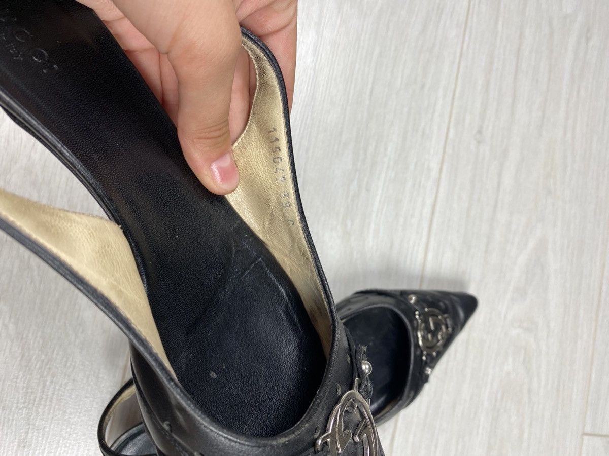 Gucci × Tom Ford × Vintage Vintage Gucci GG Tom Ford Kitten Heels Size US 7.5 / IT 37.5 - 8 Thumbnail