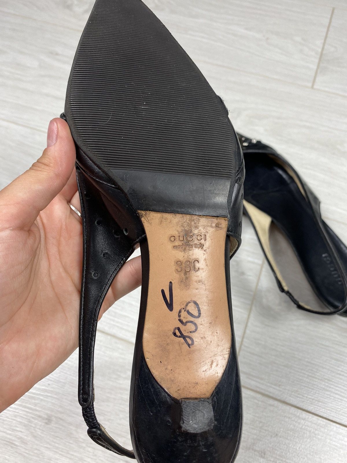 Gucci × Tom Ford × Vintage Vintage Gucci GG Tom Ford Kitten Heels Size US 7.5 / IT 37.5 - 7 Thumbnail