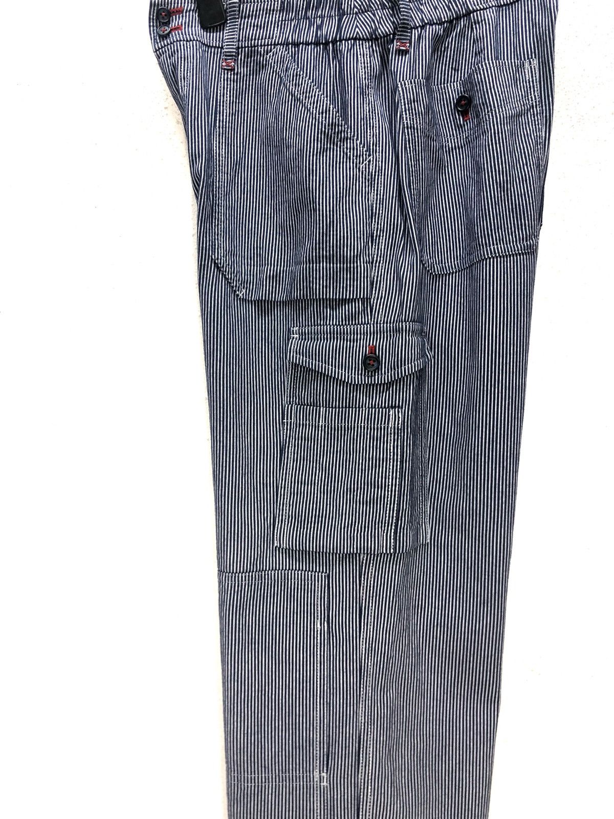 Japanese Brand CO’S Japanese Brand Stripe Cargo Pants Size US 29 - 7 Thumbnail