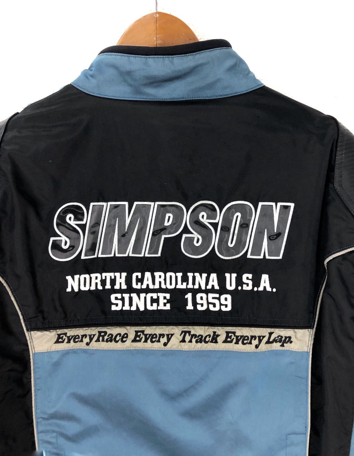 Sports Specialties Vintage Team Simpson Racing Motorsport Jacket Bikers Riders Size US L / EU 52-54 / 3 - 11 Thumbnail