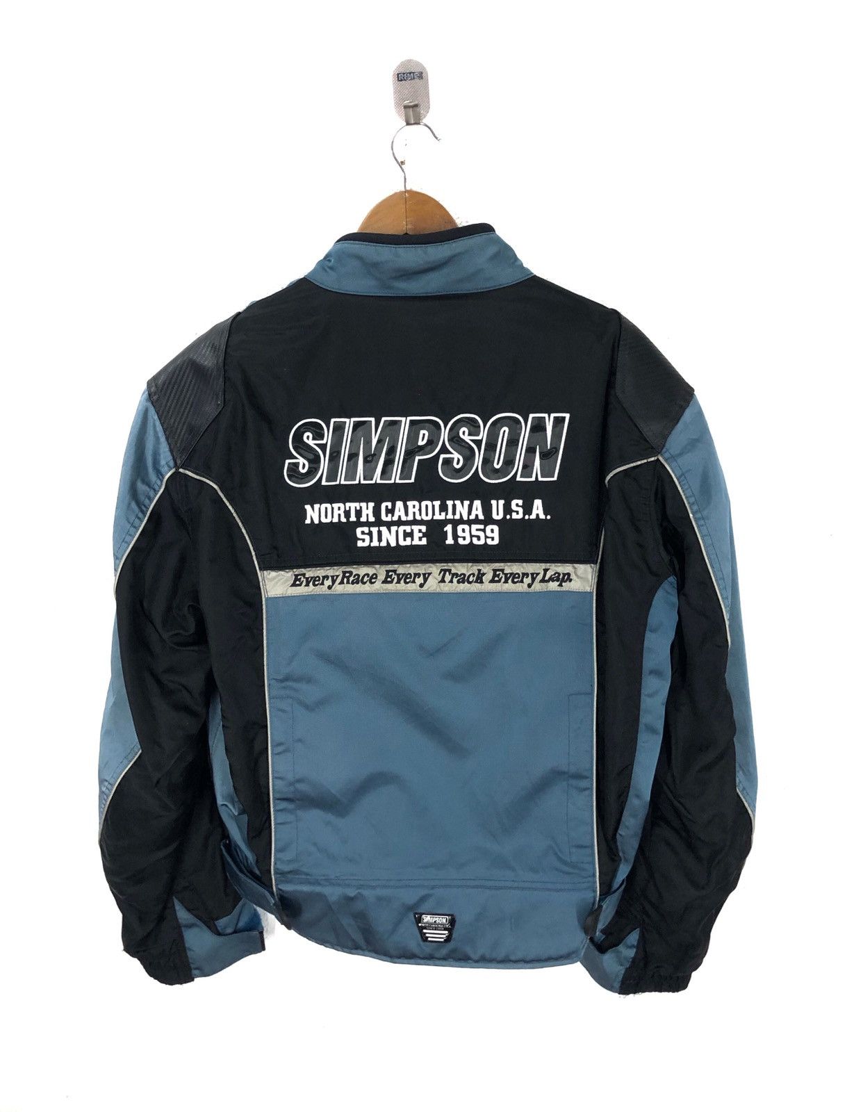 Sports Specialties Vintage Team Simpson Racing Motorsport Jacket Bikers Riders Size US L / EU 52-54 / 3 - 10 Thumbnail