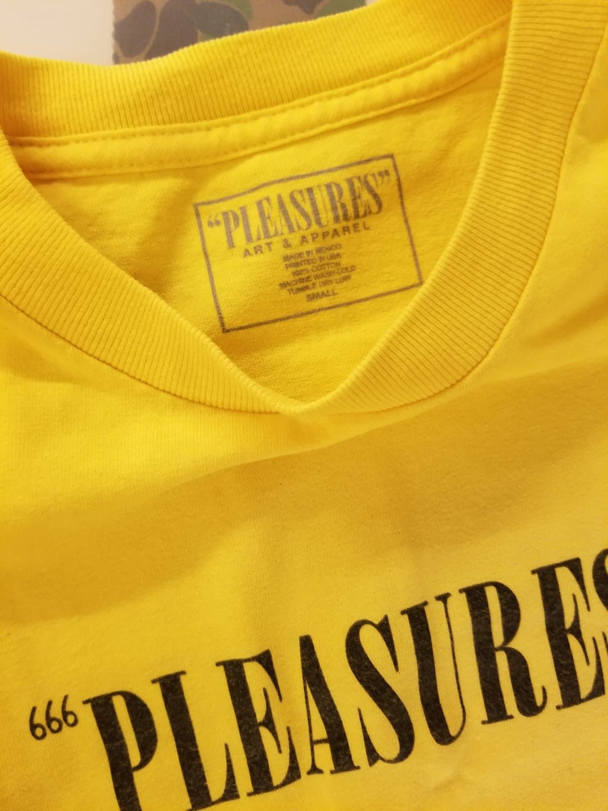 Pleasures Pleasures Mark Of The Beast Yellow Tee Size US S / EU 44-46 / 1 - 3 Thumbnail