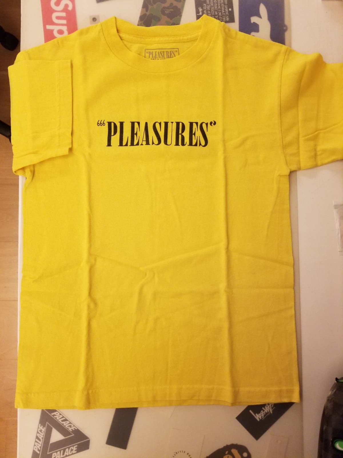Pleasures Pleasures Mark Of The Beast Yellow Tee Size US S / EU 44-46 / 1 - 1 Thumbnail
