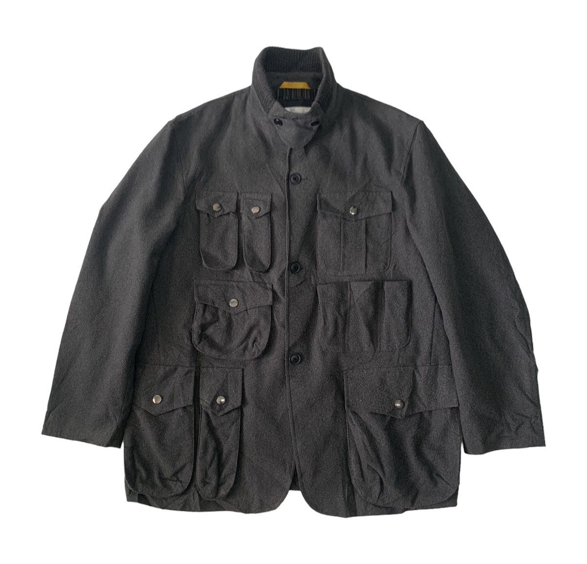 Kansai Yamamoto Vtg Rare Kansai Yamamoto Homme Multipockets Utility Jacket Size US M / EU 48-50 / 2 - 1 Thumbnail