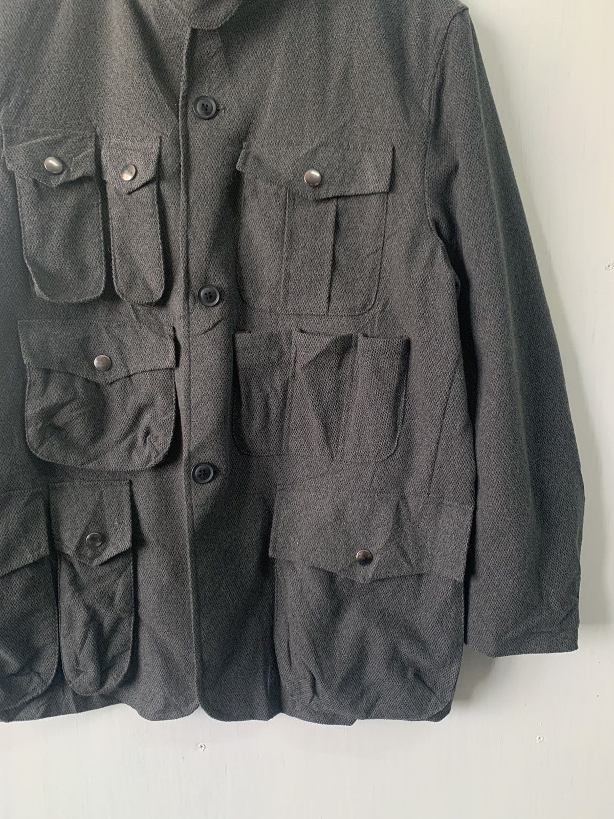 Kansai Yamamoto Vtg Rare Kansai Yamamoto Homme Multipockets Utility Jacket Size US M / EU 48-50 / 2 - 5 Thumbnail