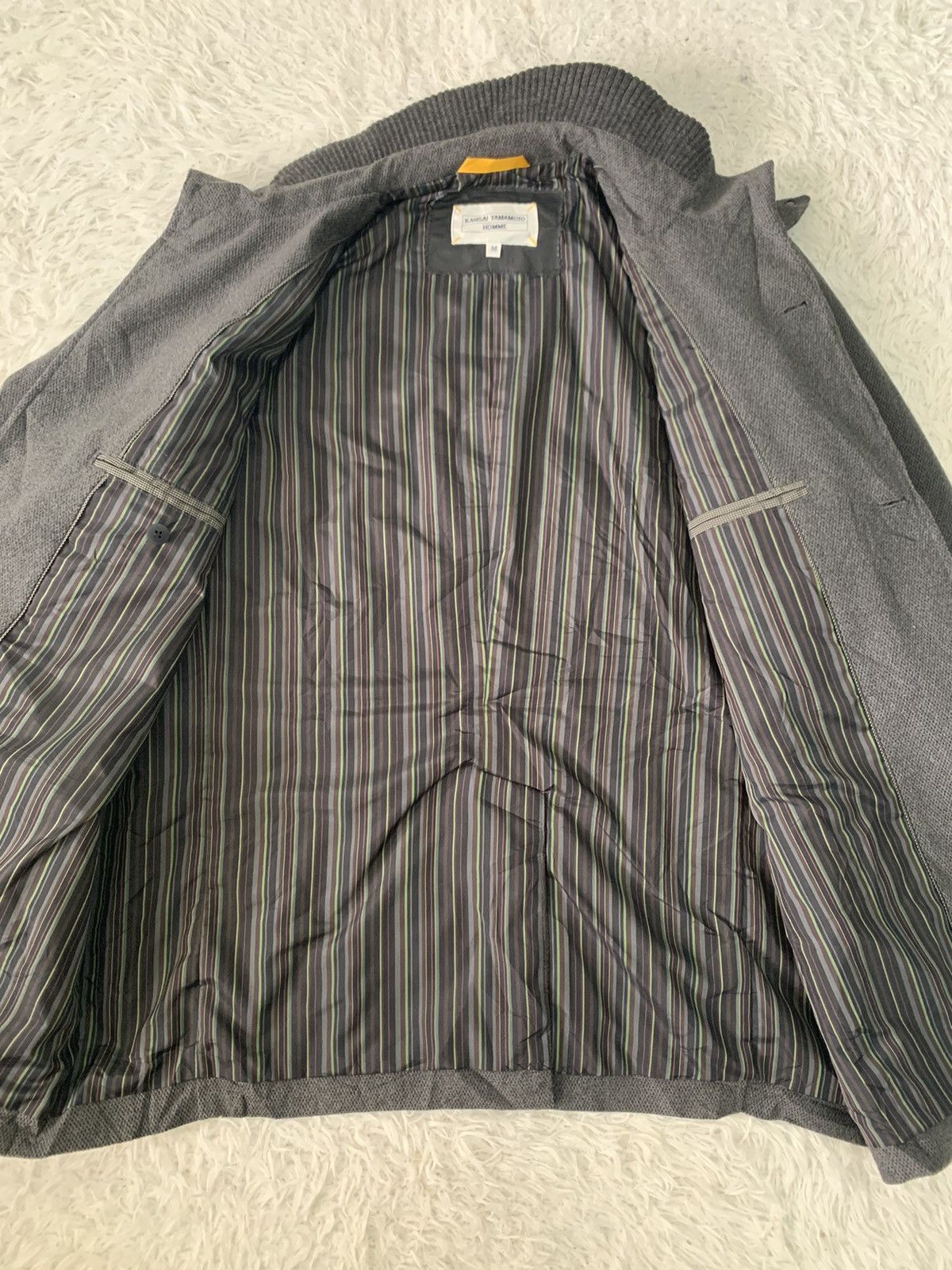 Kansai Yamamoto Vtg Rare Kansai Yamamoto Homme Multipockets Utility Jacket Size US M / EU 48-50 / 2 - 9 Thumbnail