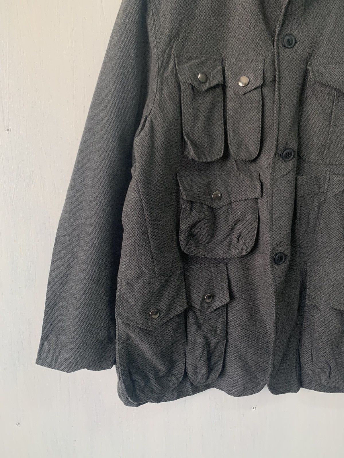 Kansai Yamamoto Vtg Rare Kansai Yamamoto Homme Multipockets Utility Jacket Size US M / EU 48-50 / 2 - 6 Thumbnail
