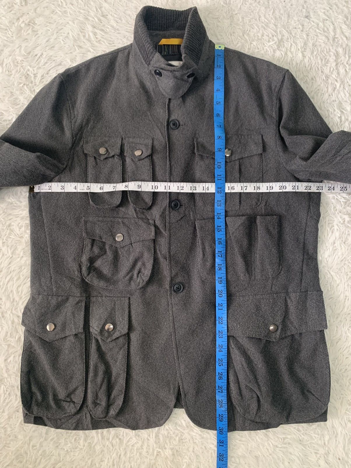 Kansai Yamamoto Vtg Rare Kansai Yamamoto Homme Multipockets Utility Jacket Size US M / EU 48-50 / 2 - 12 Thumbnail