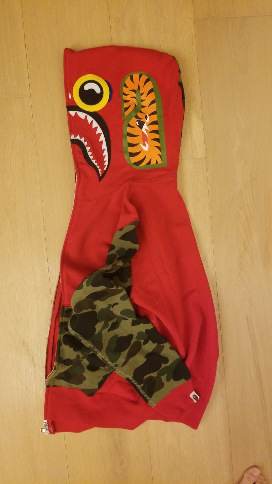 Bape Bape x Hebru Brantley Flyboy Shark Full Zip Hoodie Size US M / EU 48-50 / 2 - 3 Thumbnail