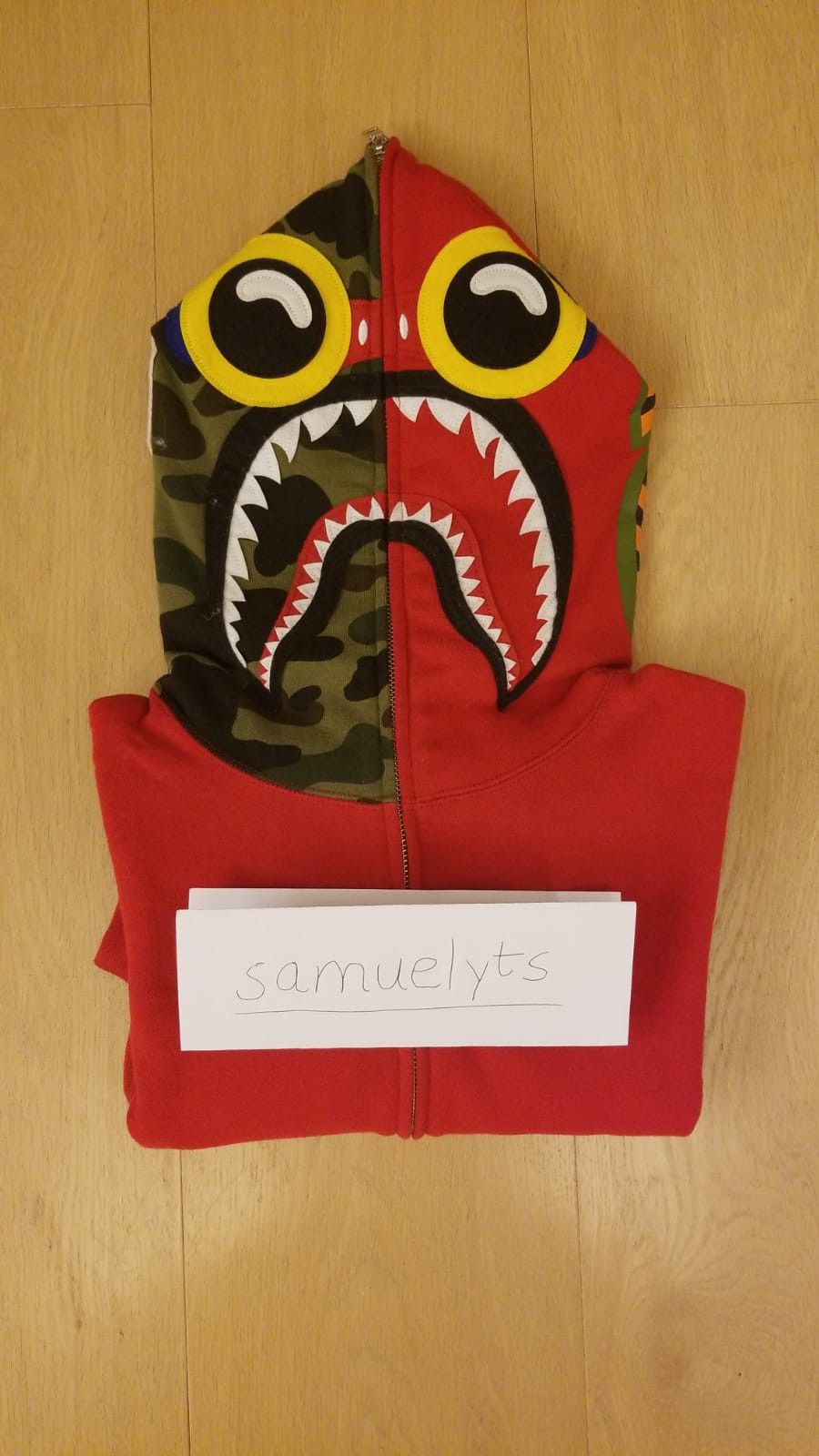 Bape Bape x Hebru Brantley Flyboy Shark Full Zip Hoodie Size US M / EU 48-50 / 2 - 4 Thumbnail