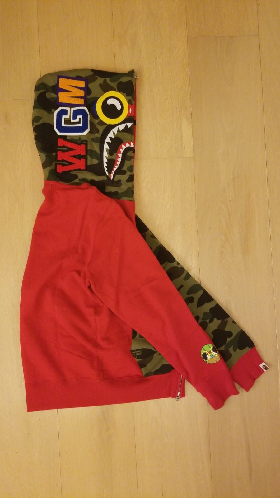 Bape Bape x Hebru Brantley Flyboy Shark Full Zip Hoodie Size US M / EU 48-50 / 2 - 2 Thumbnail