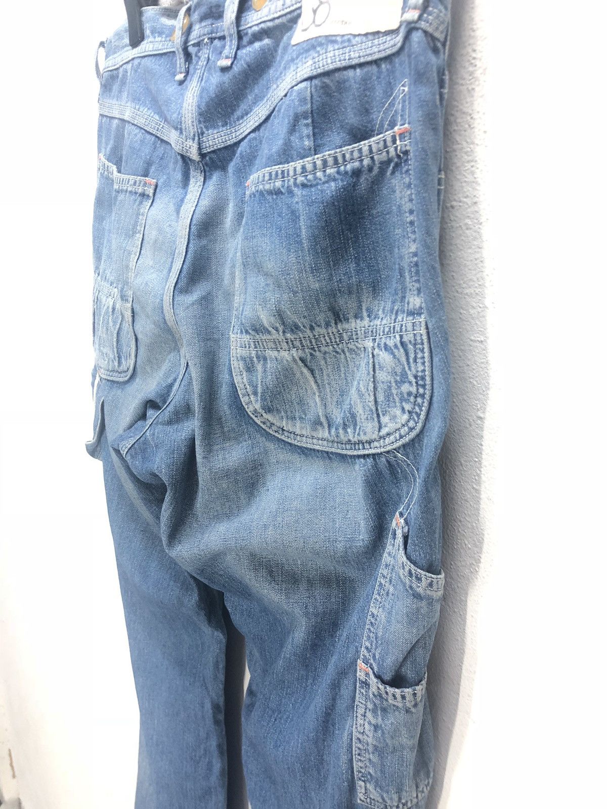 Japanese Brand × Johnbull RARE JOHN BULL DENIM PANTS STREET FASHION PUNK DESIGN Size US 34 / EU 50 - 7 Thumbnail