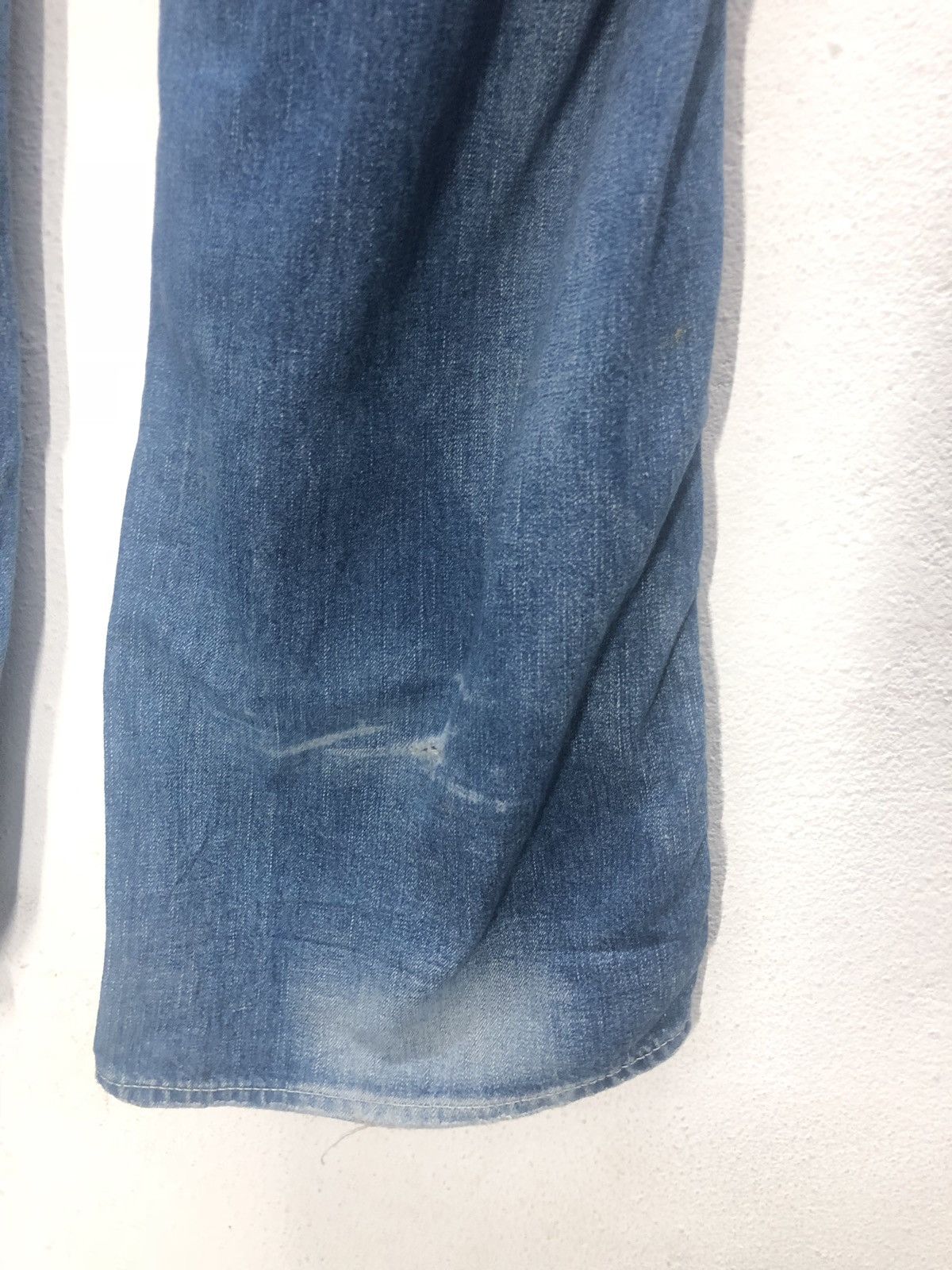 Japanese Brand × Johnbull RARE JOHN BULL DENIM PANTS STREET FASHION PUNK DESIGN Size US 34 / EU 50 - 10 Thumbnail
