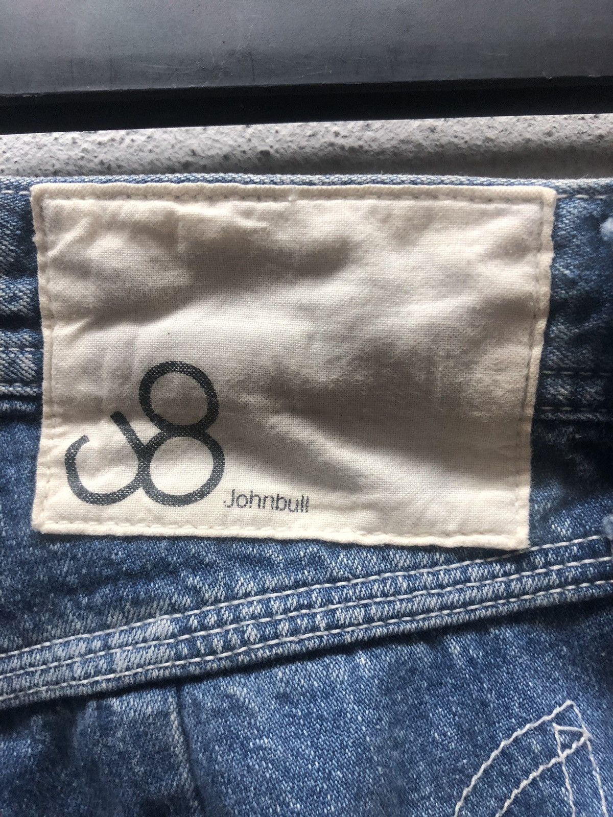 Japanese Brand × Johnbull RARE JOHN BULL DENIM PANTS STREET FASHION PUNK DESIGN Size US 34 / EU 50 - 11 Thumbnail