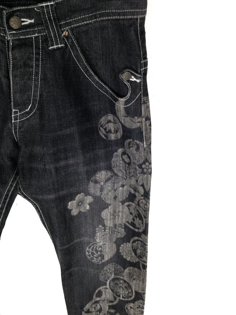Japanese Brand GEMSTONE Made in Japan Art Drawstring Hem Cropped Style Size US 30 / EU 46 - 4 Thumbnail