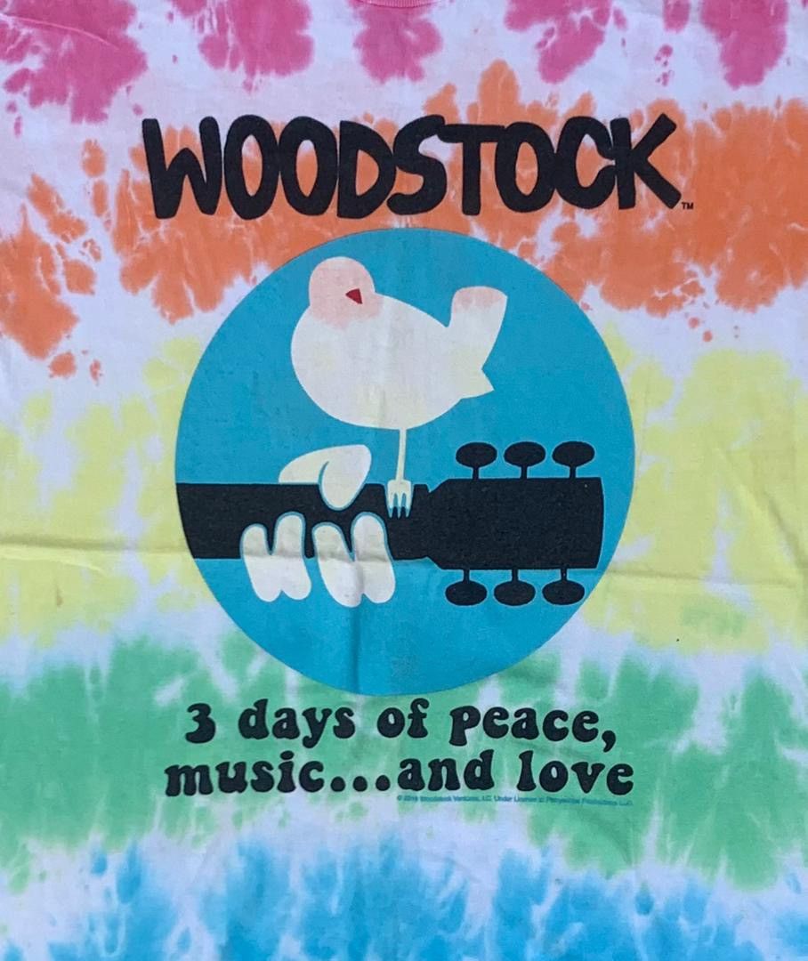 Band Tees × Liquid Blue × Vintage vintage tee woodstock B14 Size US L / EU 52-54 / 3 - 2 Thumbnail