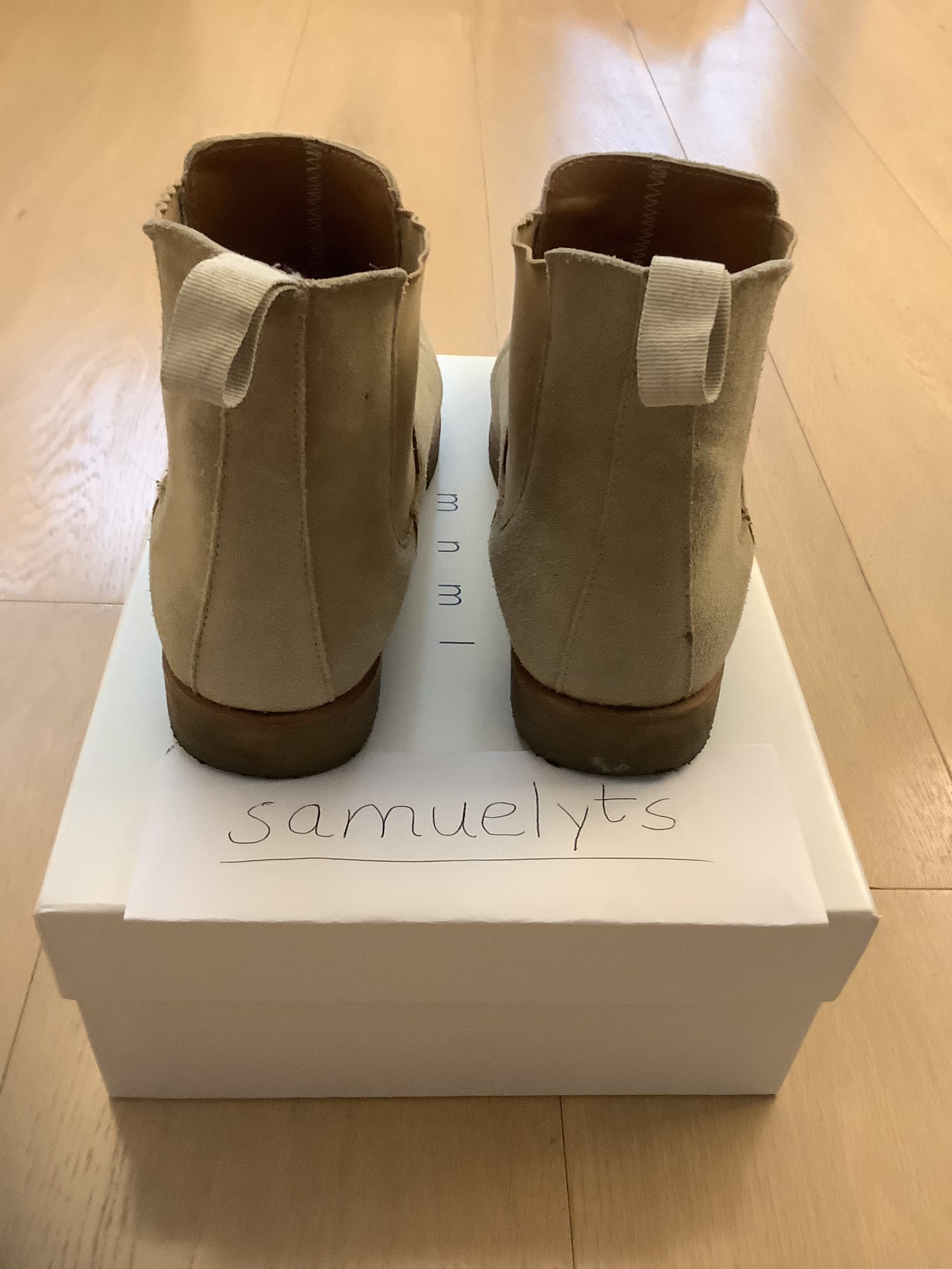 MNML Crepe Chelsea Boot Tan Size US 9.5 / EU 42-43 - 3 Thumbnail
