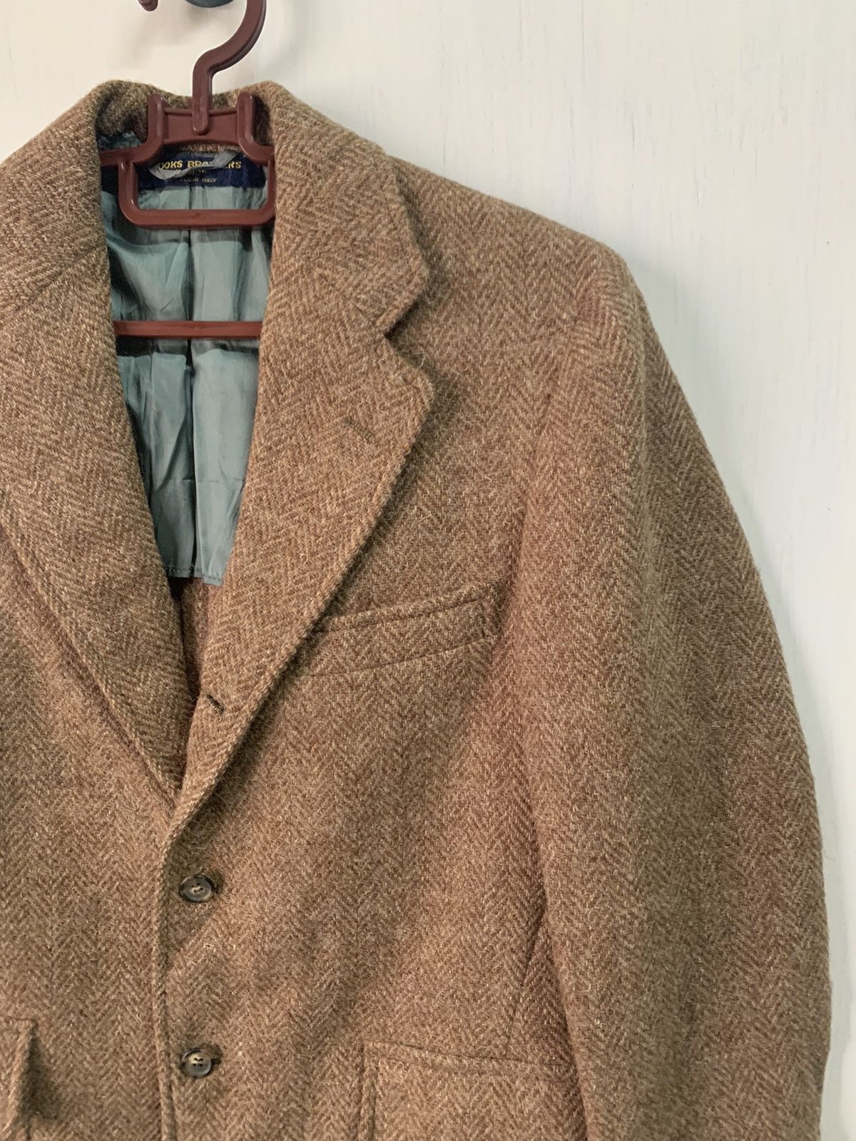 Brooks Brothers Vtg Brooks Brothers 346 Wool Jacket Coat/Blazer Size US S / EU 44-46 / 1 - 4 Thumbnail