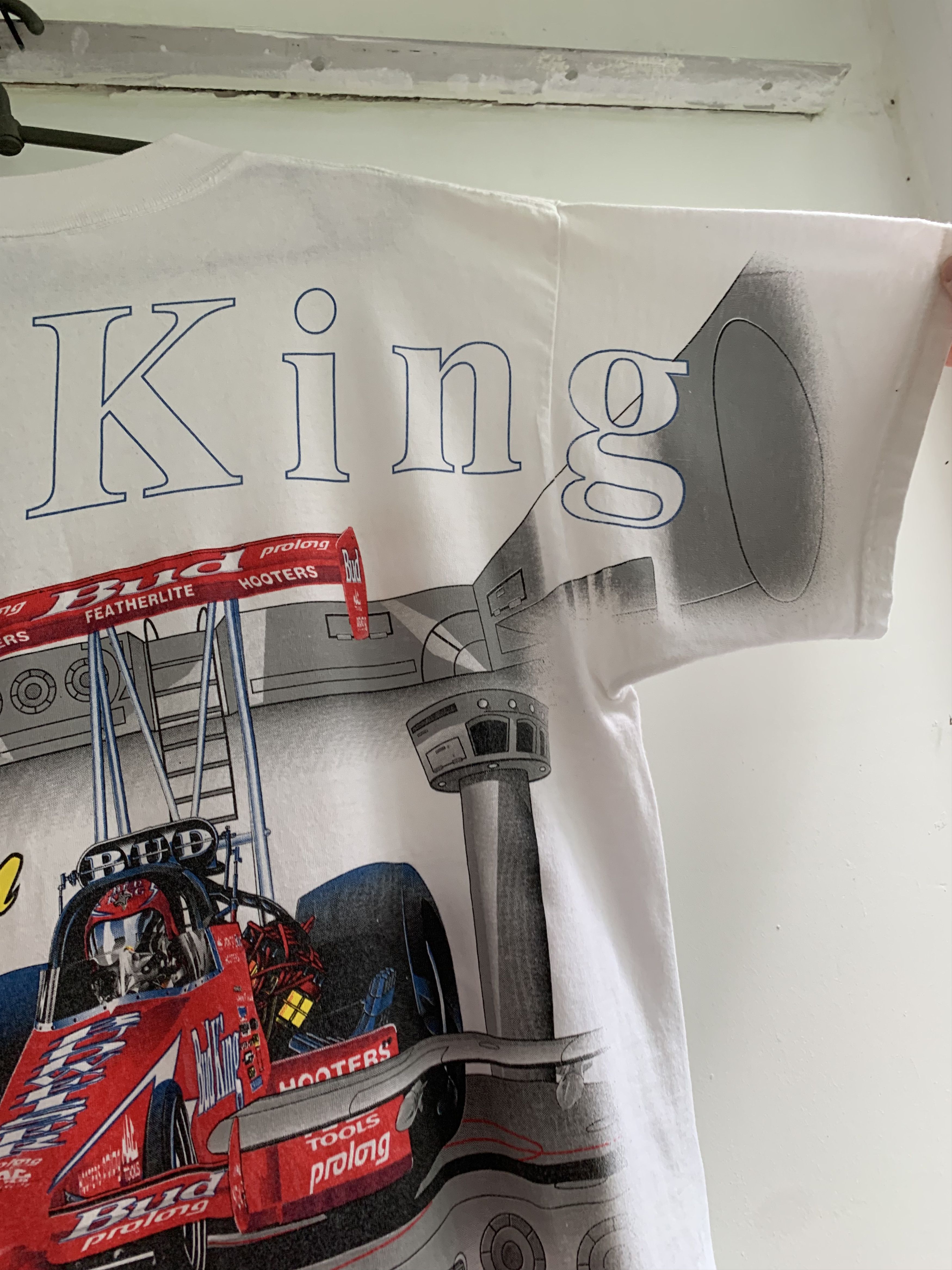 Budweiser Budweiser vintage t shirt Kenny Bernstein bud king Size US XL / EU 56 / 4 - 9 Thumbnail
