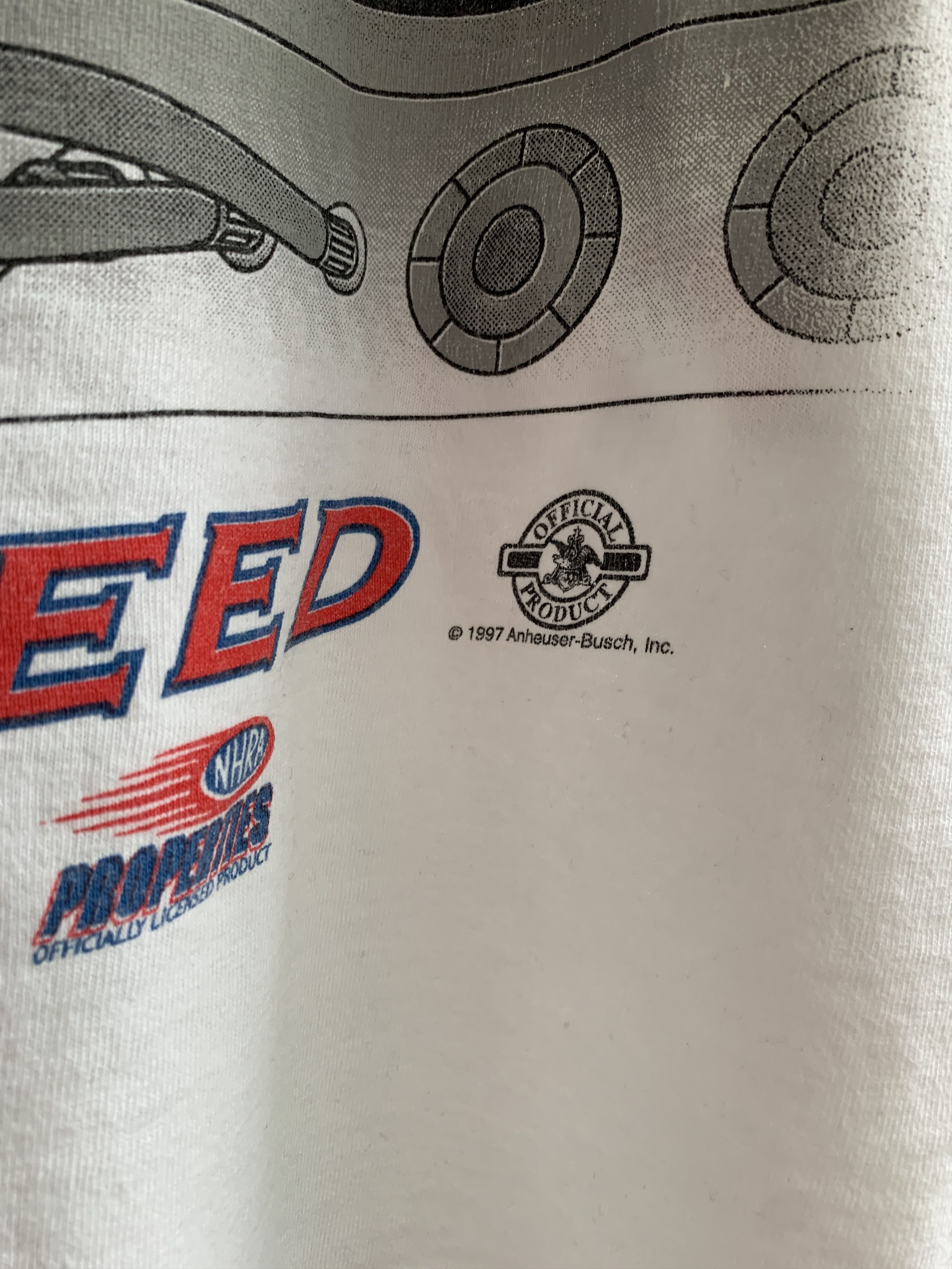 Budweiser Budweiser vintage t shirt Kenny Bernstein bud king Size US XL / EU 56 / 4 - 7 Thumbnail
