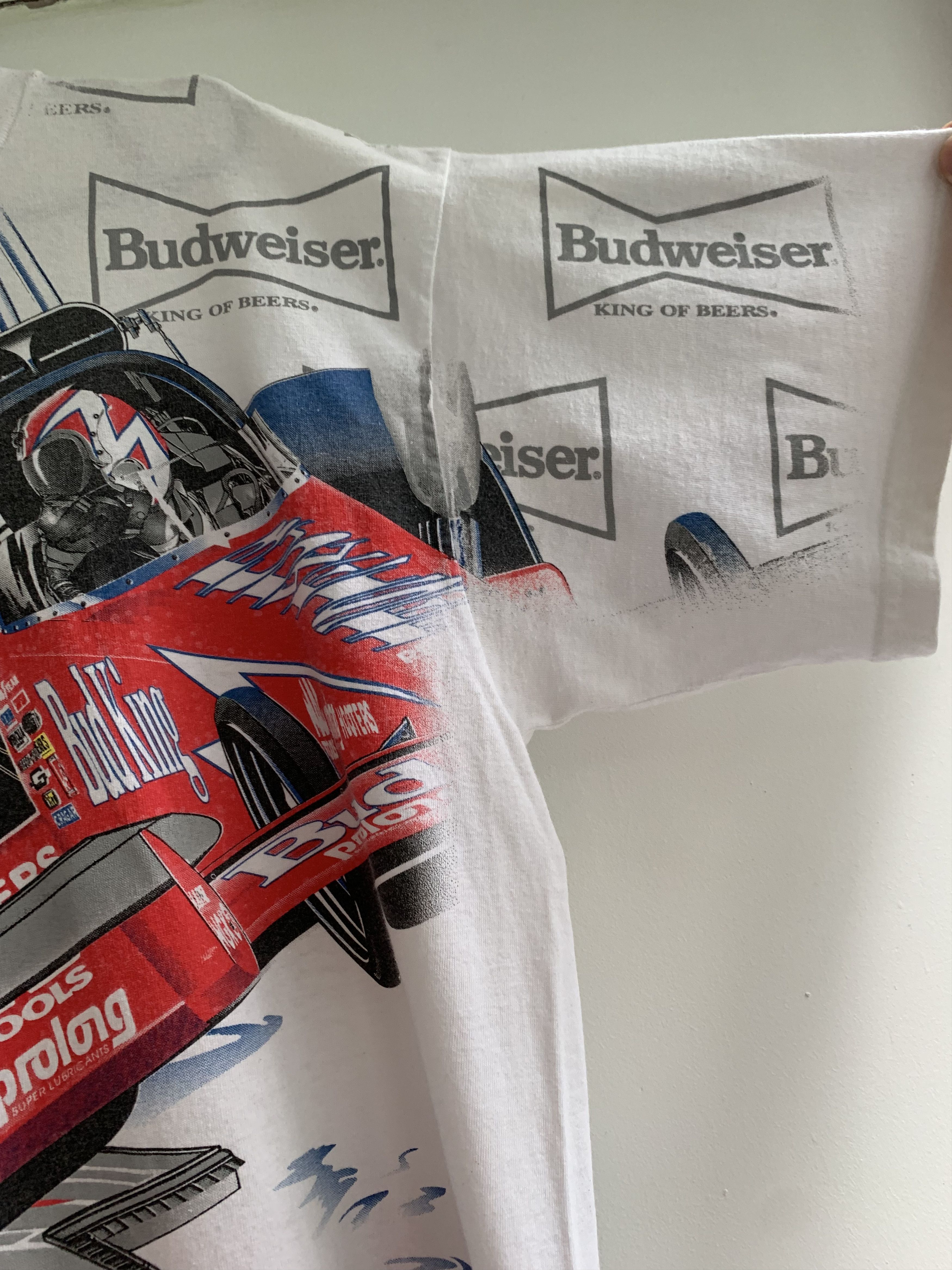 Budweiser Budweiser vintage t shirt Kenny Bernstein bud king Size US XL / EU 56 / 4 - 3 Thumbnail