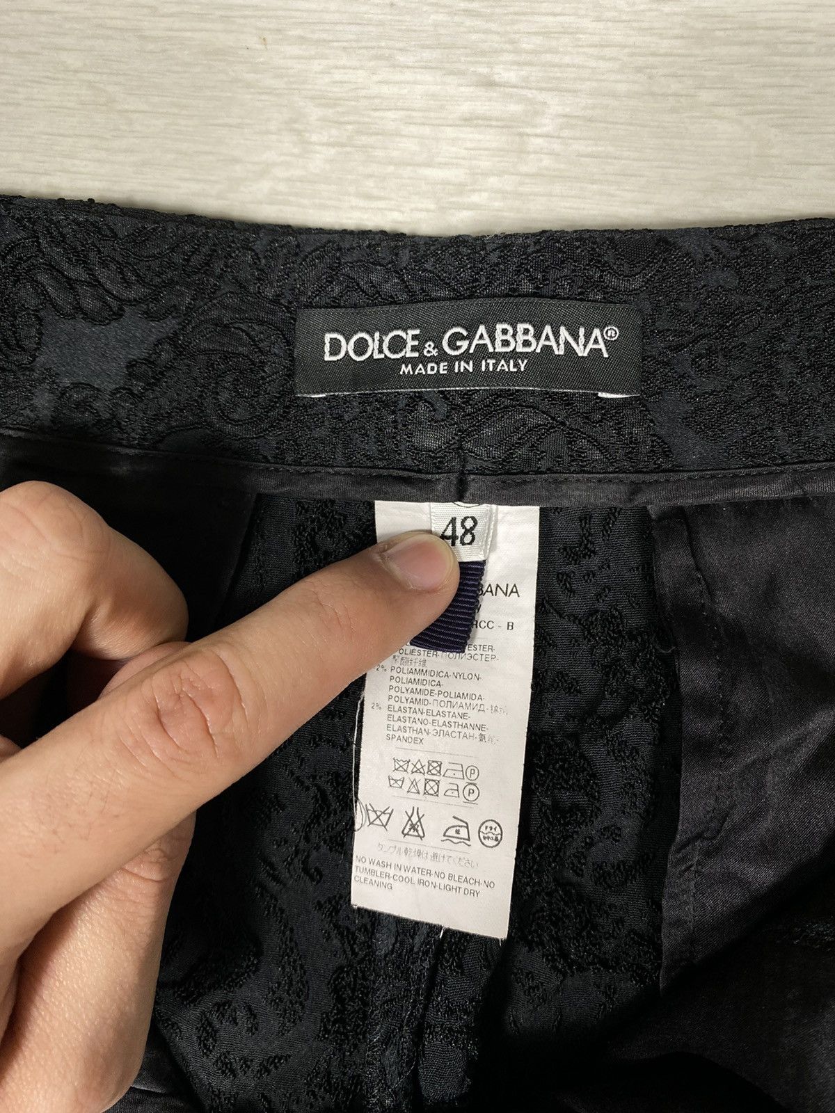 Dolce & Gabbana Dolce & Gabbana Pants Lace Size 34" / US 12 / IT 48 - 7 Thumbnail