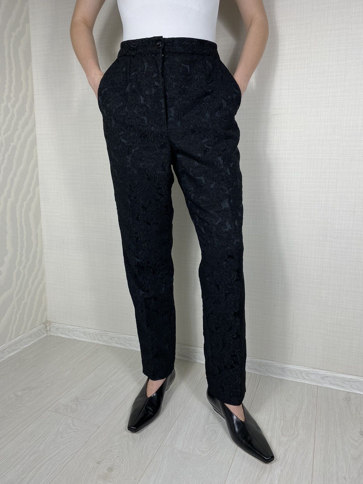 Dolce & Gabbana Dolce & Gabbana Pants Lace Size 34" / US 12 / IT 48 - 1 Thumbnail