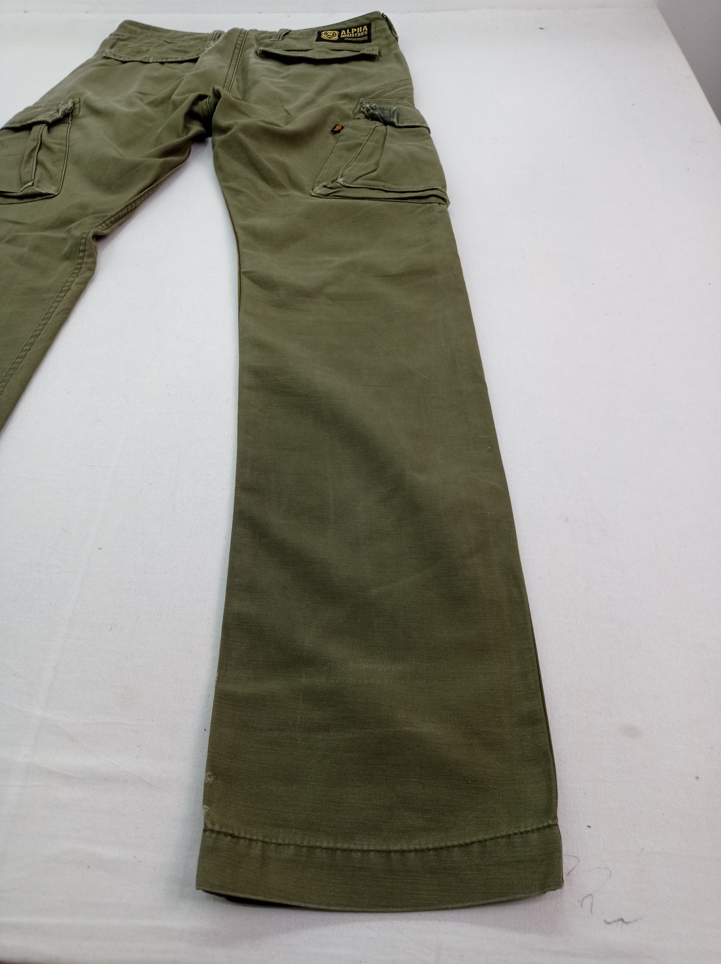 Alpha Industries Alpha Industries Green Navy Cargo Pants Size US 28 / EU 44 - 13 Thumbnail