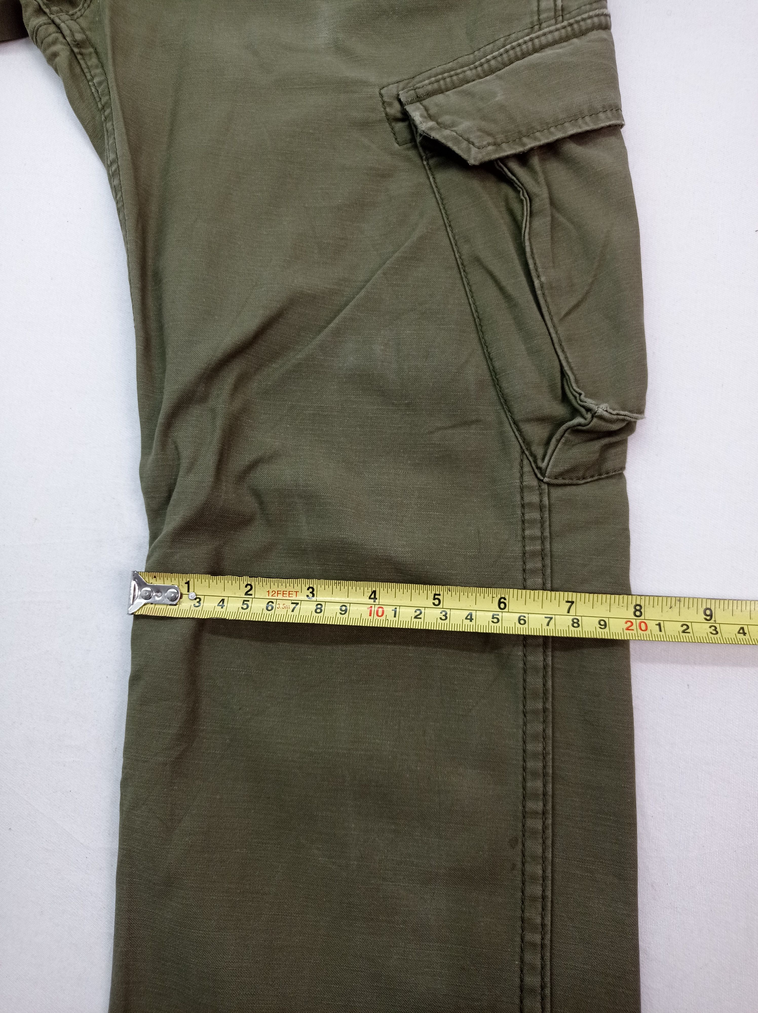 Alpha Industries Alpha Industries Green Navy Cargo Pants Size US 28 / EU 44 - 17 Thumbnail