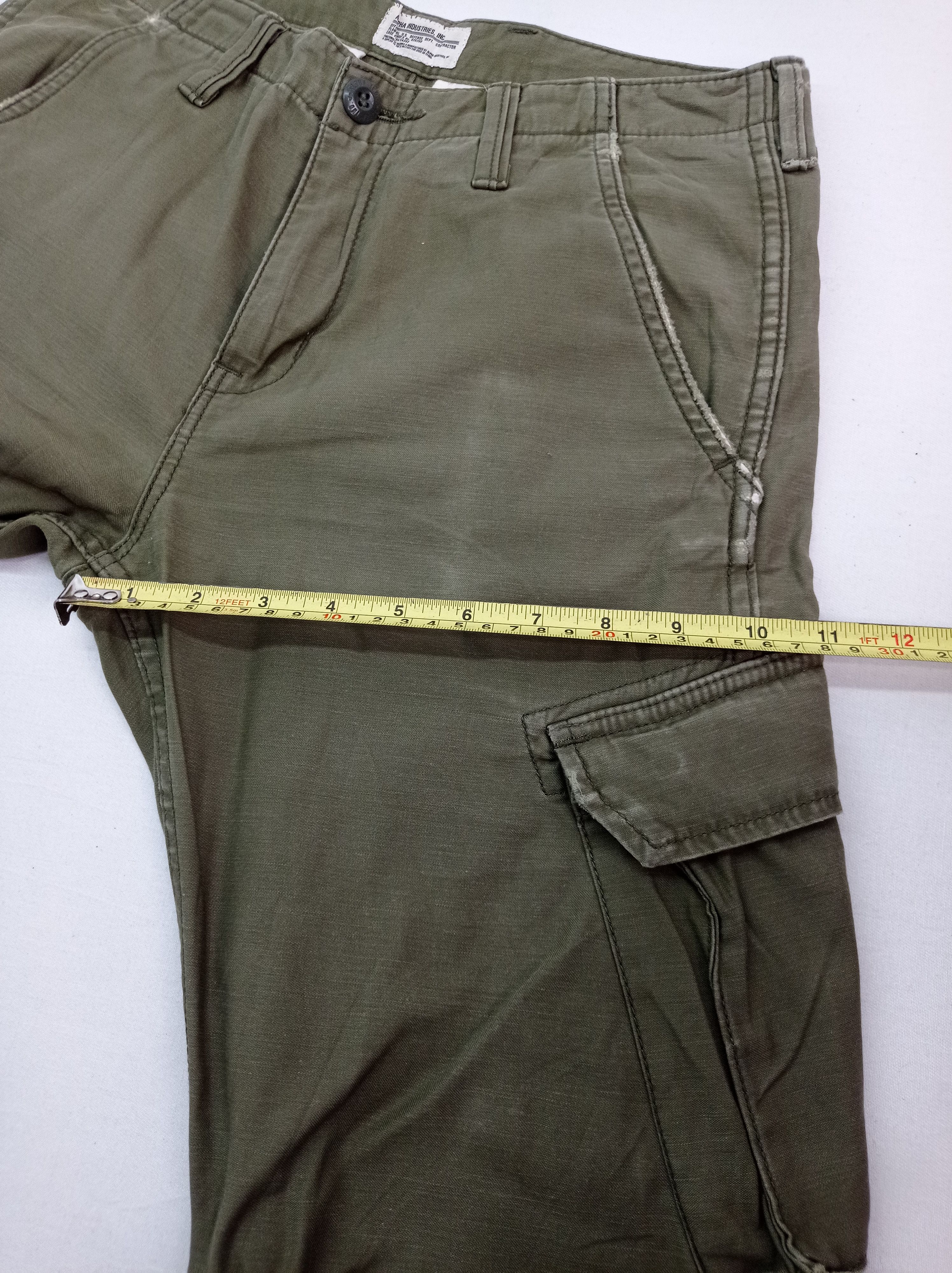 Alpha Industries Alpha Industries Green Navy Cargo Pants Size US 28 / EU 44 - 18 Thumbnail