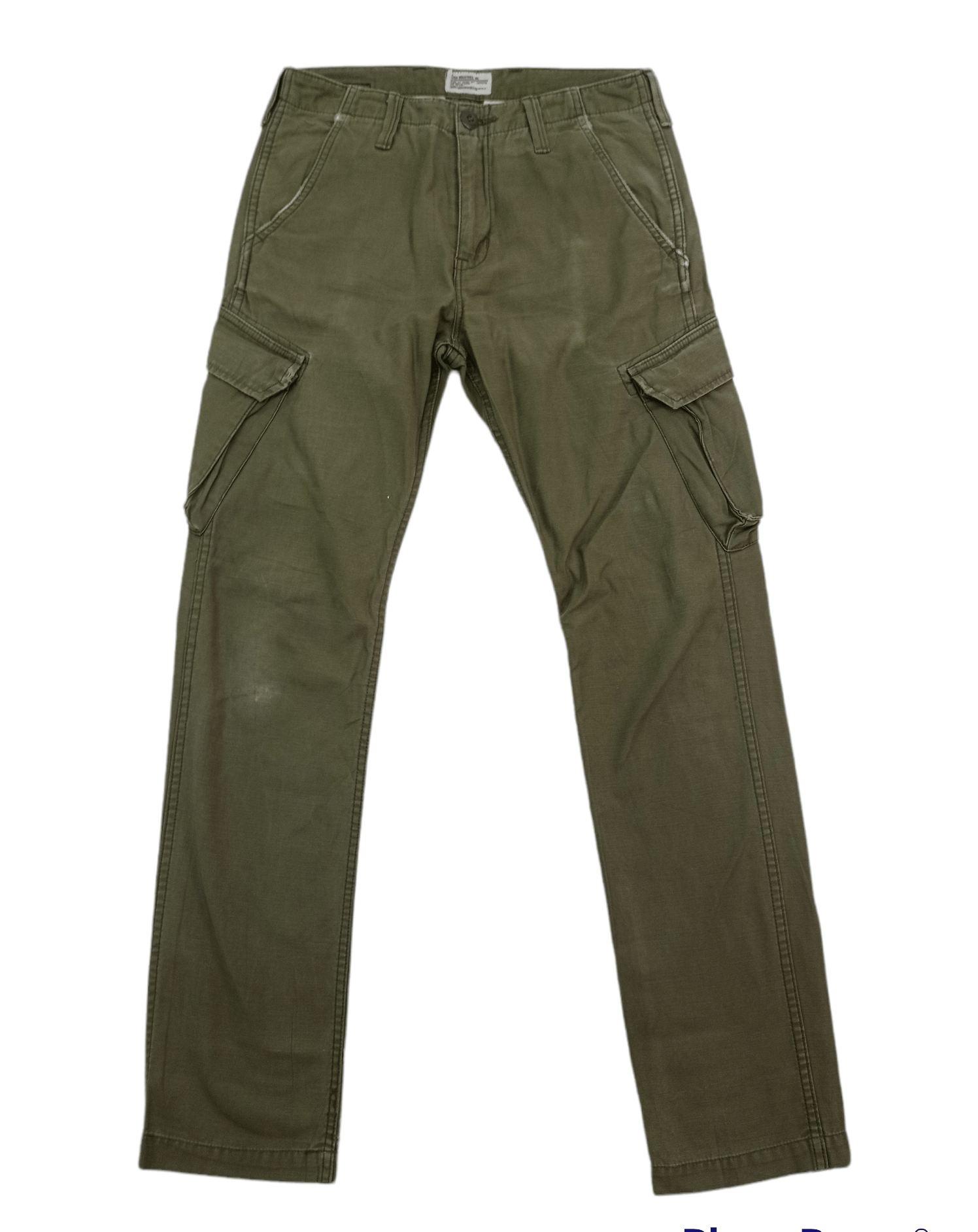 image of Alpha Industries Green Navy Cargo Pants, Men's (Size 28)