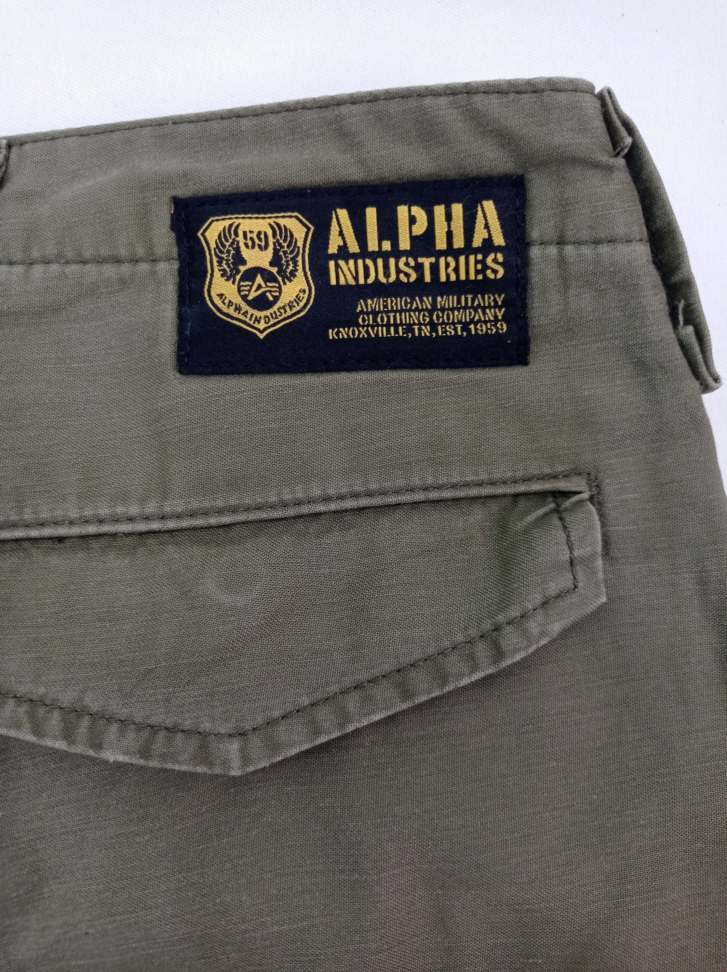 Alpha Industries Alpha Industries Green Navy Cargo Pants Size US 28 / EU 44 - 5 Thumbnail