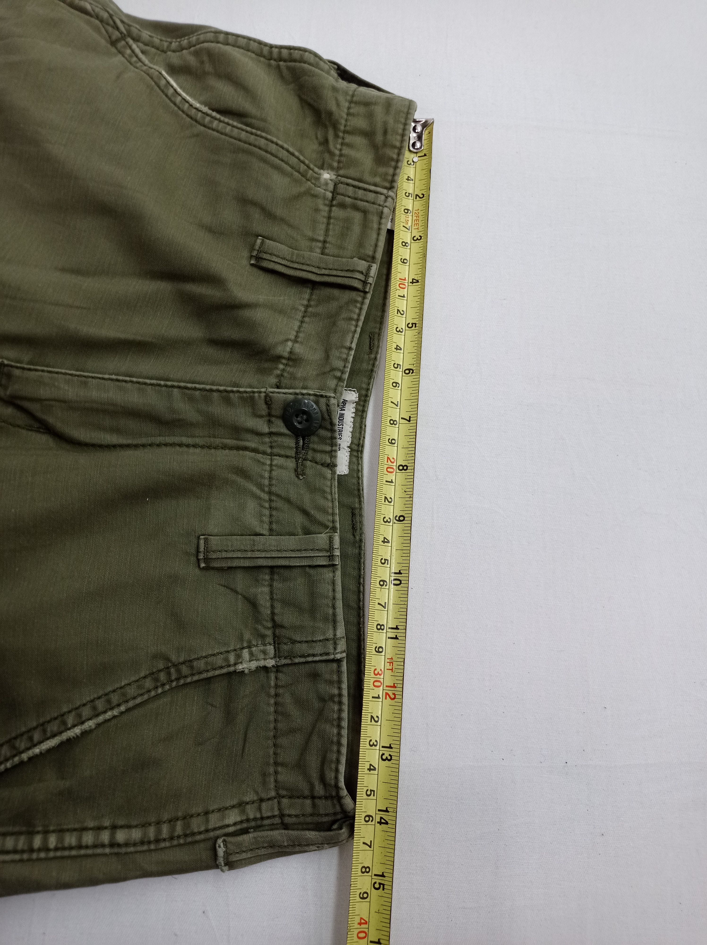 Alpha Industries Alpha Industries Green Navy Cargo Pants Size US 28 / EU 44 - 20 Thumbnail