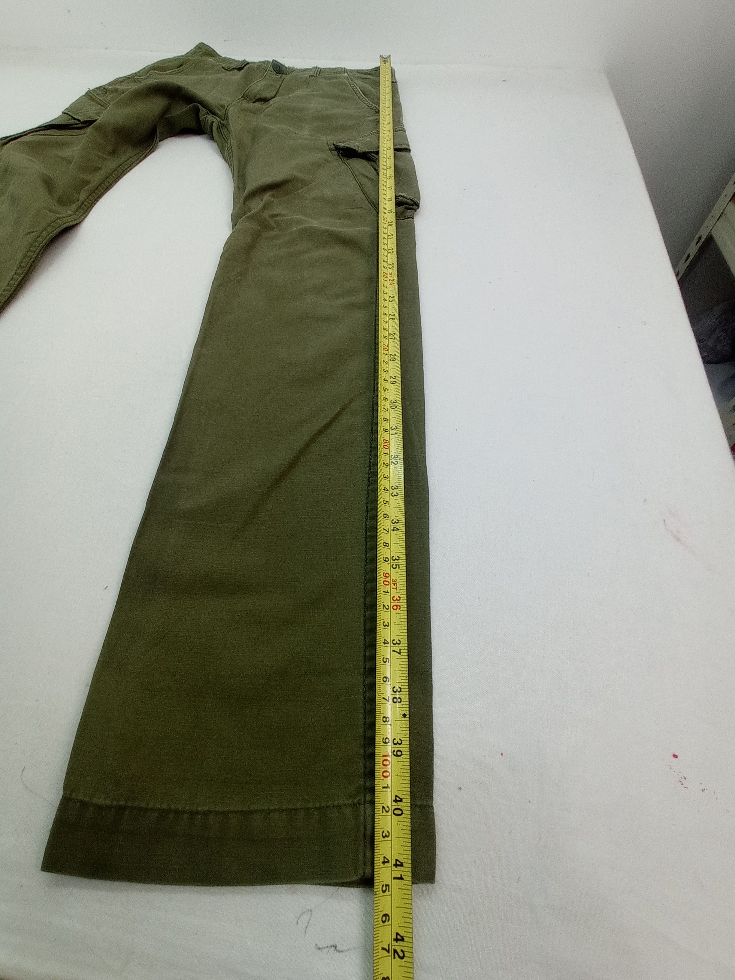 Alpha Industries Alpha Industries Green Navy Cargo Pants Size US 28 / EU 44 - 15 Thumbnail