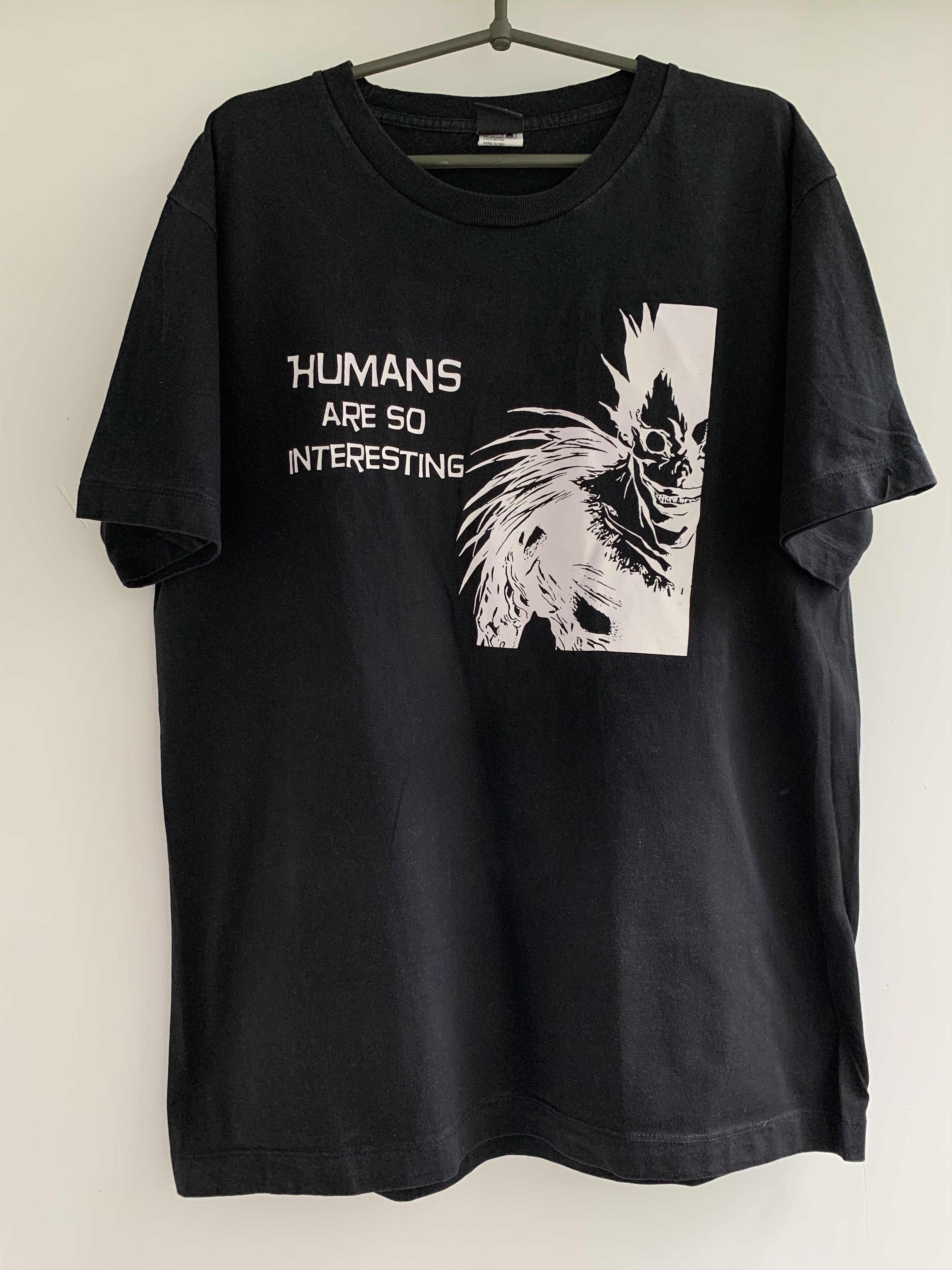 Anime Death Note vintage t shirt HUMANS ARE SO INTERESTING Size US XL / EU 56 / 4 - 1 Thumbnail